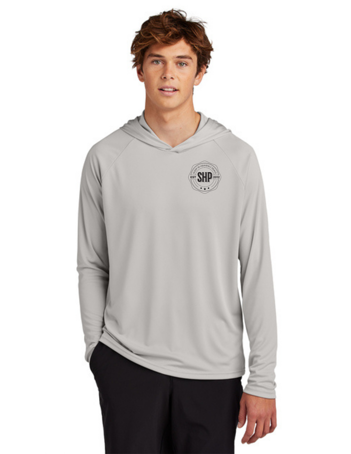 LEGACY - Hooded Performance UV Pullover (SILVER) - "ESTABLISHED" LOGO