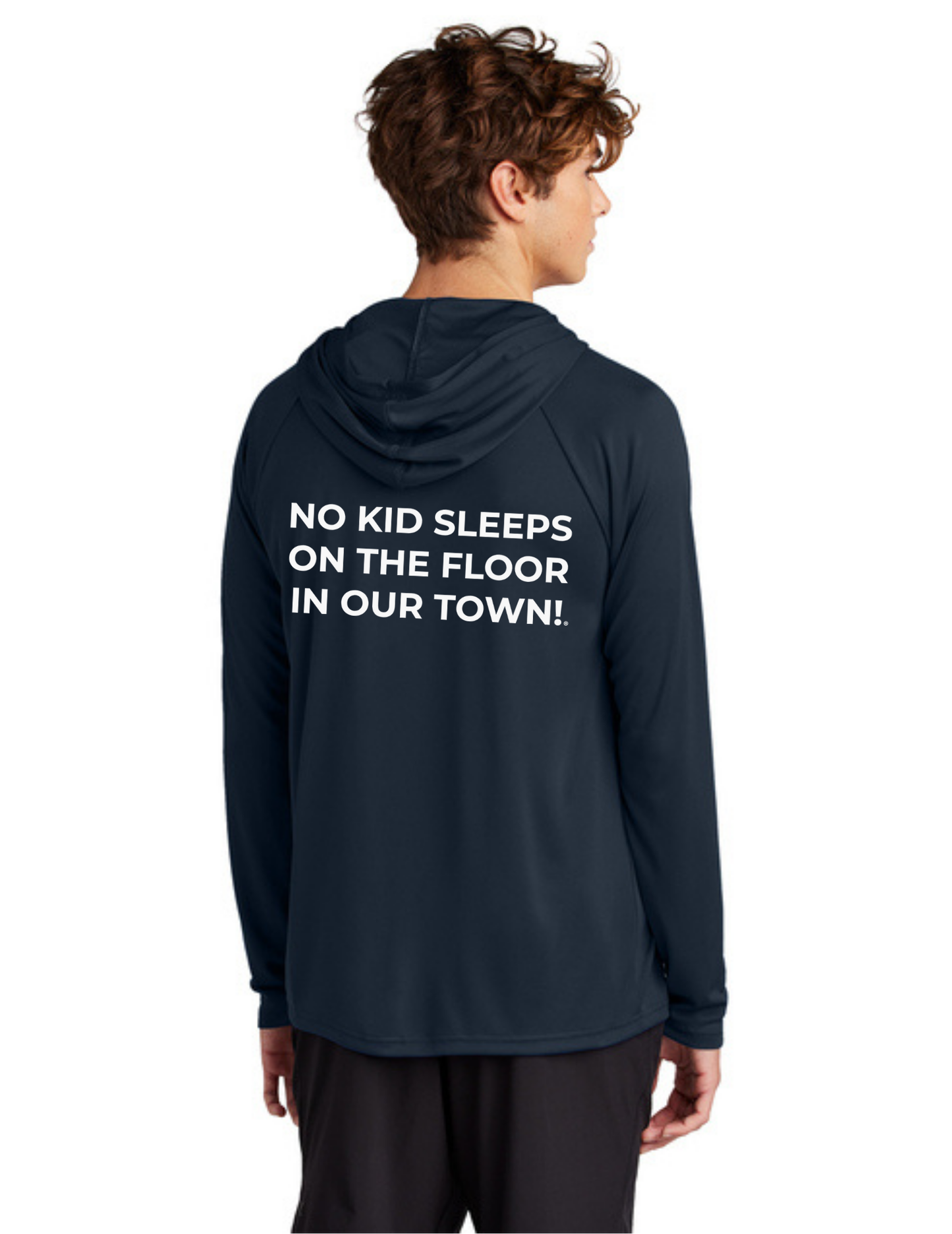 LEGACY - Hooded Performance UV Pullover (TRUE NAVY) - "ESTABLISHED" LOGO