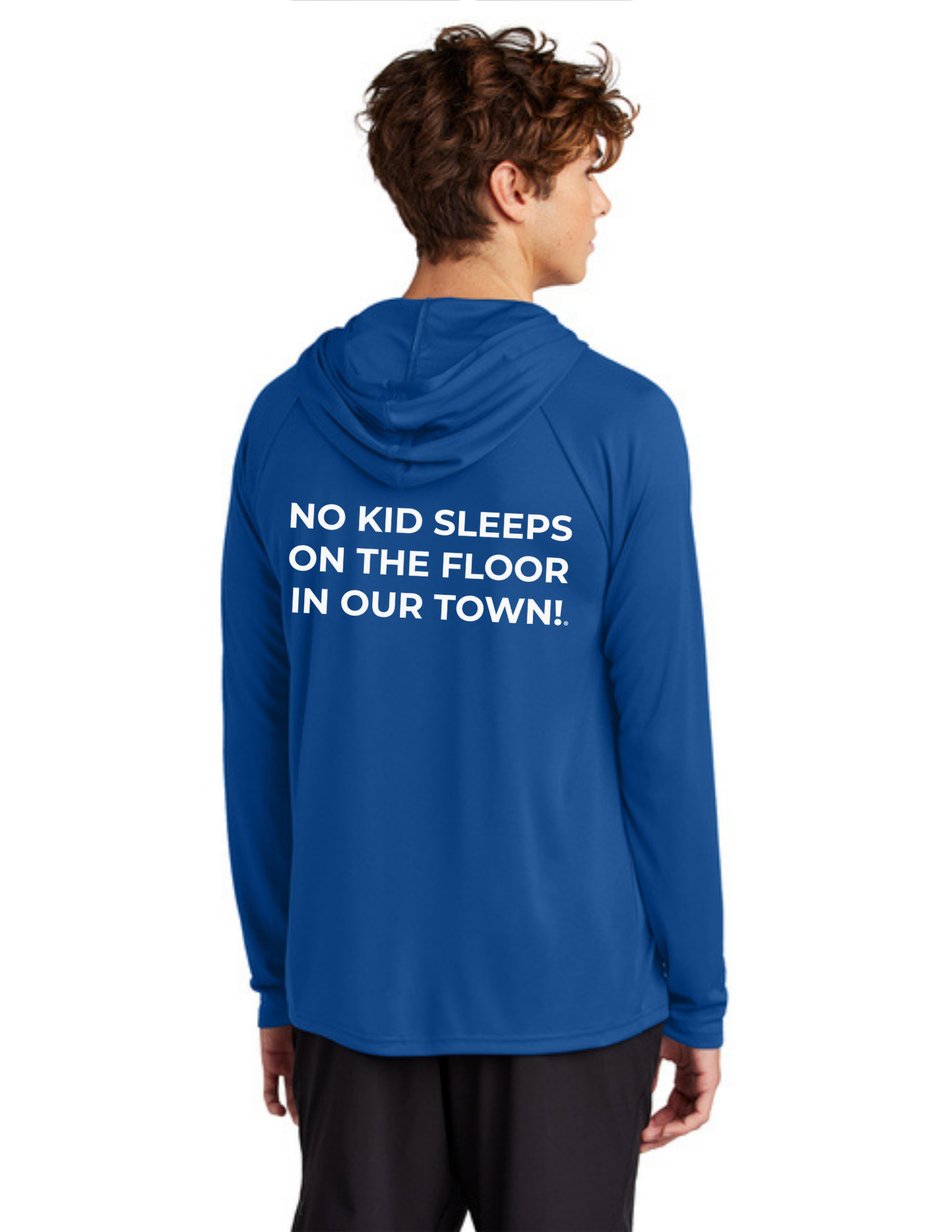 LEGACY - Hooded Performance UV Pullover (TRUE ROYAL) - "ESTABLISHED" LOGO