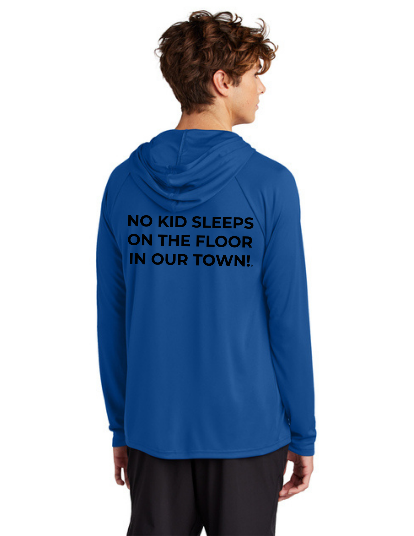 LEGACY - Hooded Performance UV Pullover (TRUE ROYAL) - "ESTABLISHED" LOGO