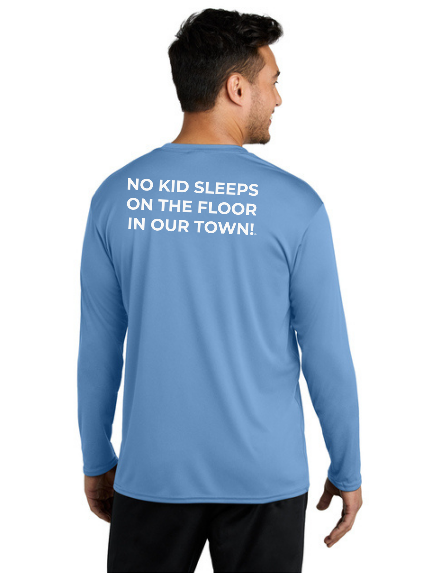 LEGACY - Long Sleeve Performance UV Shirt (CAROLINA BLUE) - "ESTABLISHED" LOGO