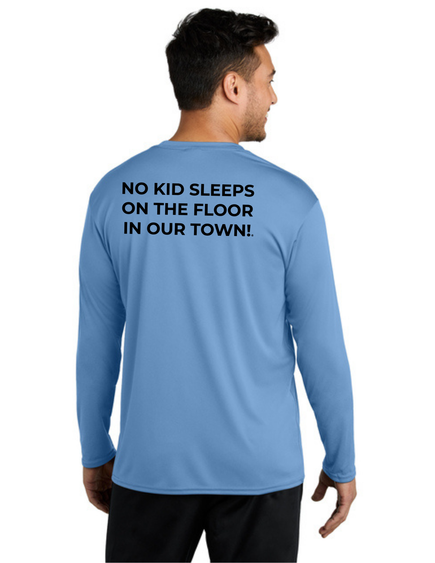 LEGACY - Long Sleeve Performance UV Shirt (CAROLINA BLUE) - "ESTABLISHED" LOGO