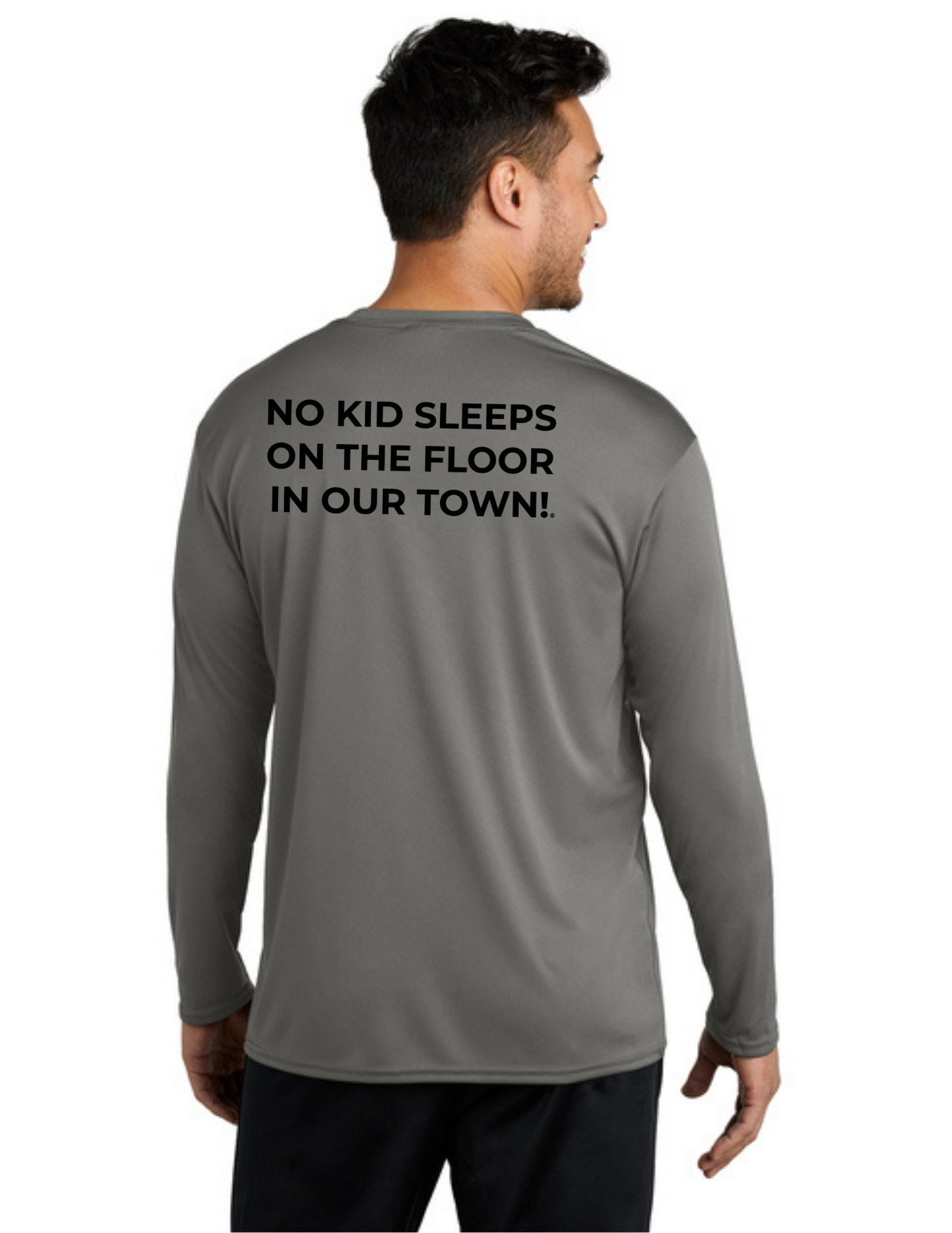 LEGACY - Long Sleeve Performance UV Shirt (GREY CONCRETE) - "ESTABLISHED" LOGO