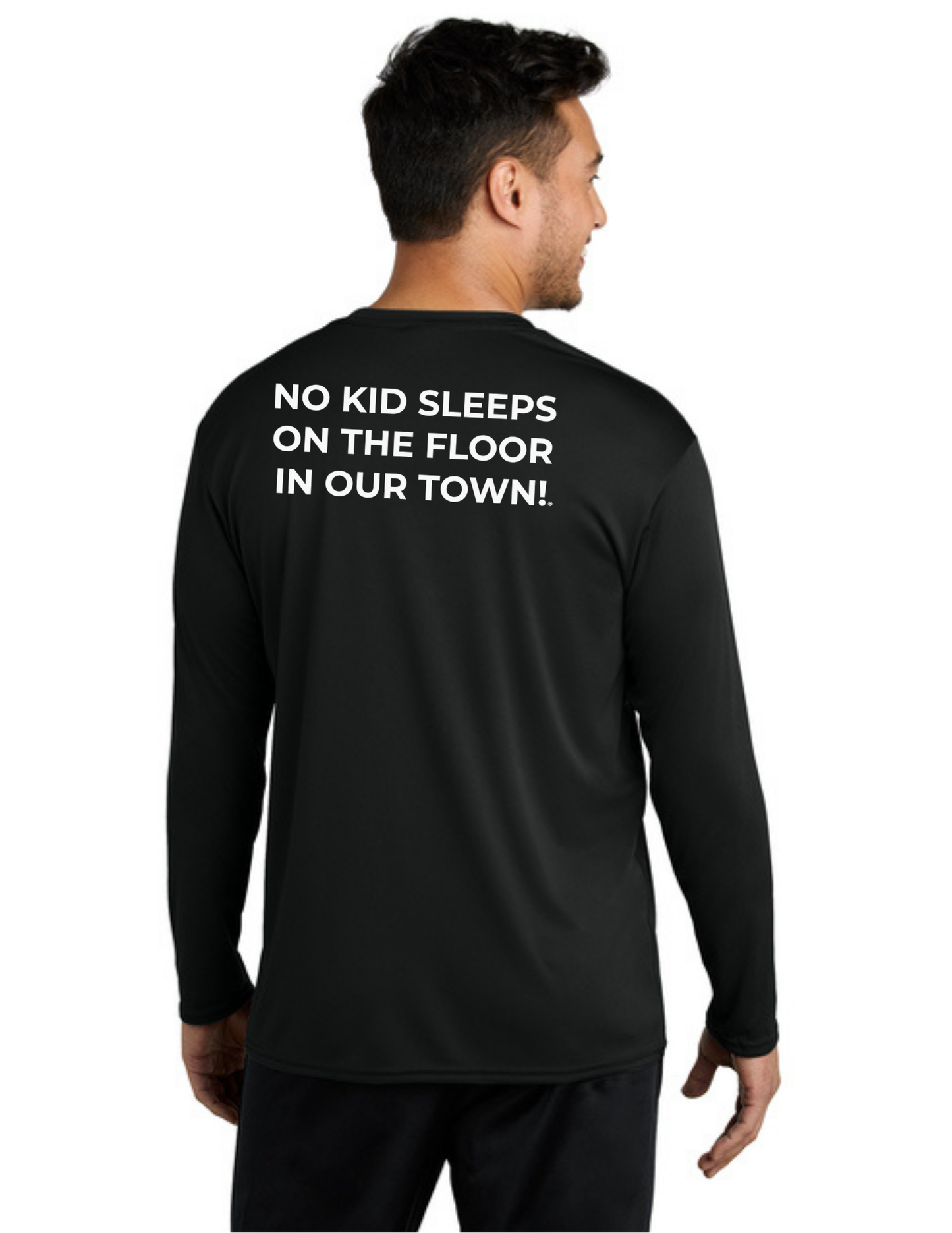 LEGACY - Long Sleeve Performance UV Shirt (JET BLACK) - "ESTABLISHED" LOGO