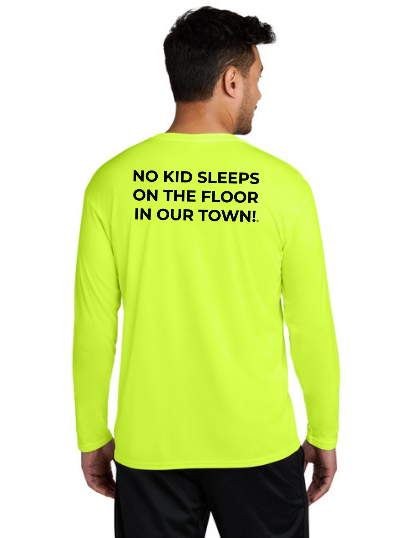 LEGACY - Long Sleeve Performance UV Shirt (NEON YELLOW) - "ESTABLISHED" LOGO