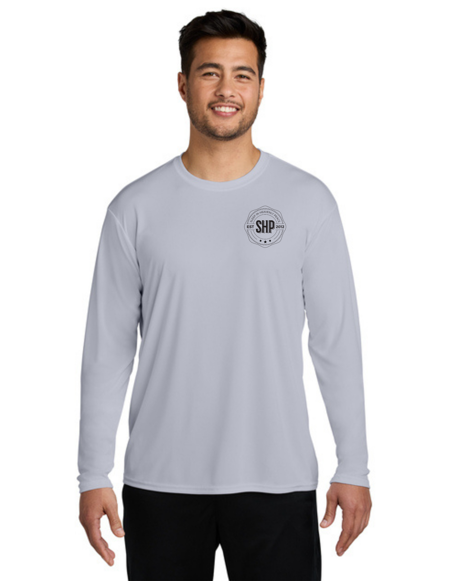 LEGACY - Long Sleeve Performance UV Shirt (SILVER) - "ESTABLISHED" LOGO