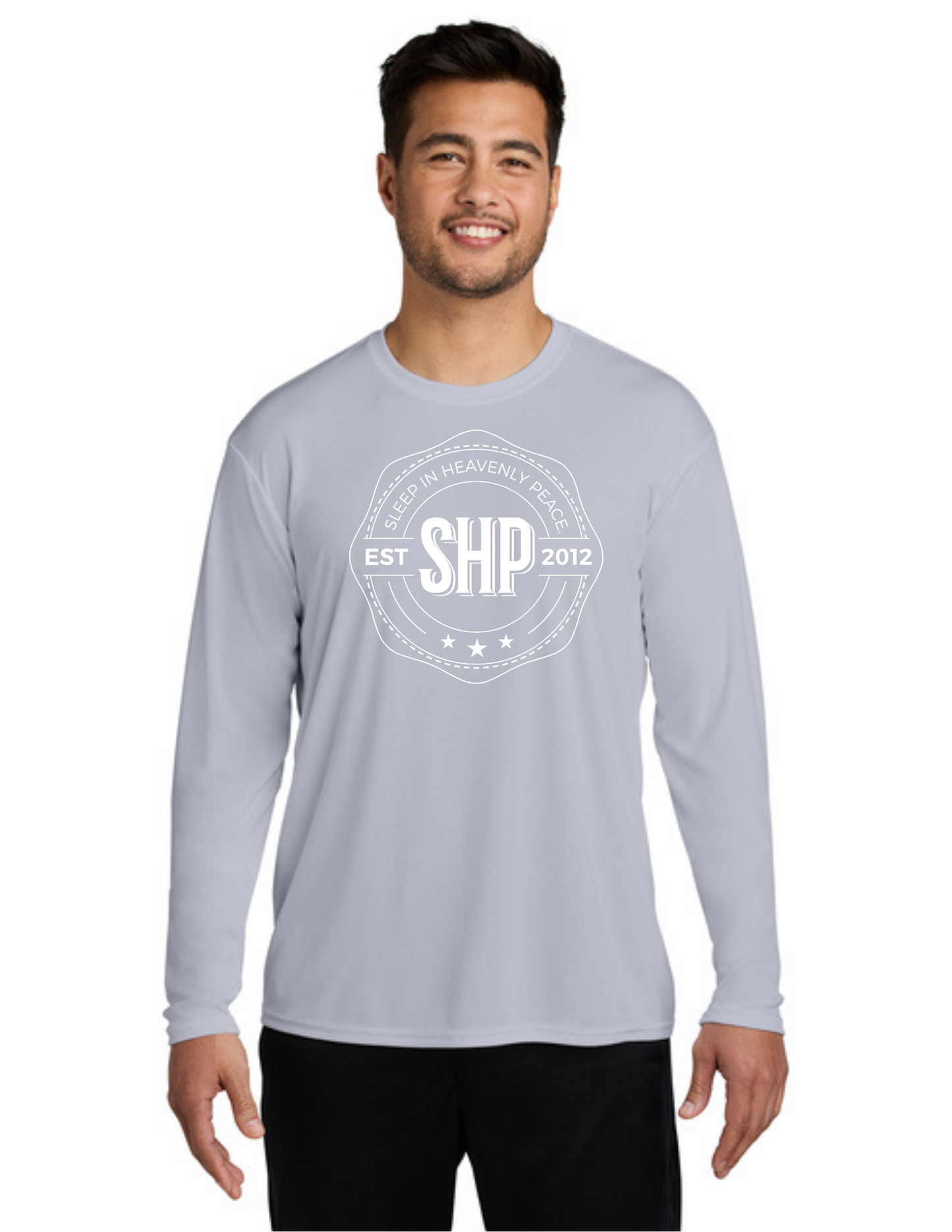 LEGACY - Long Sleeve Performance UV Shirt (SILVER) - "ESTABLISHED" LOGO
