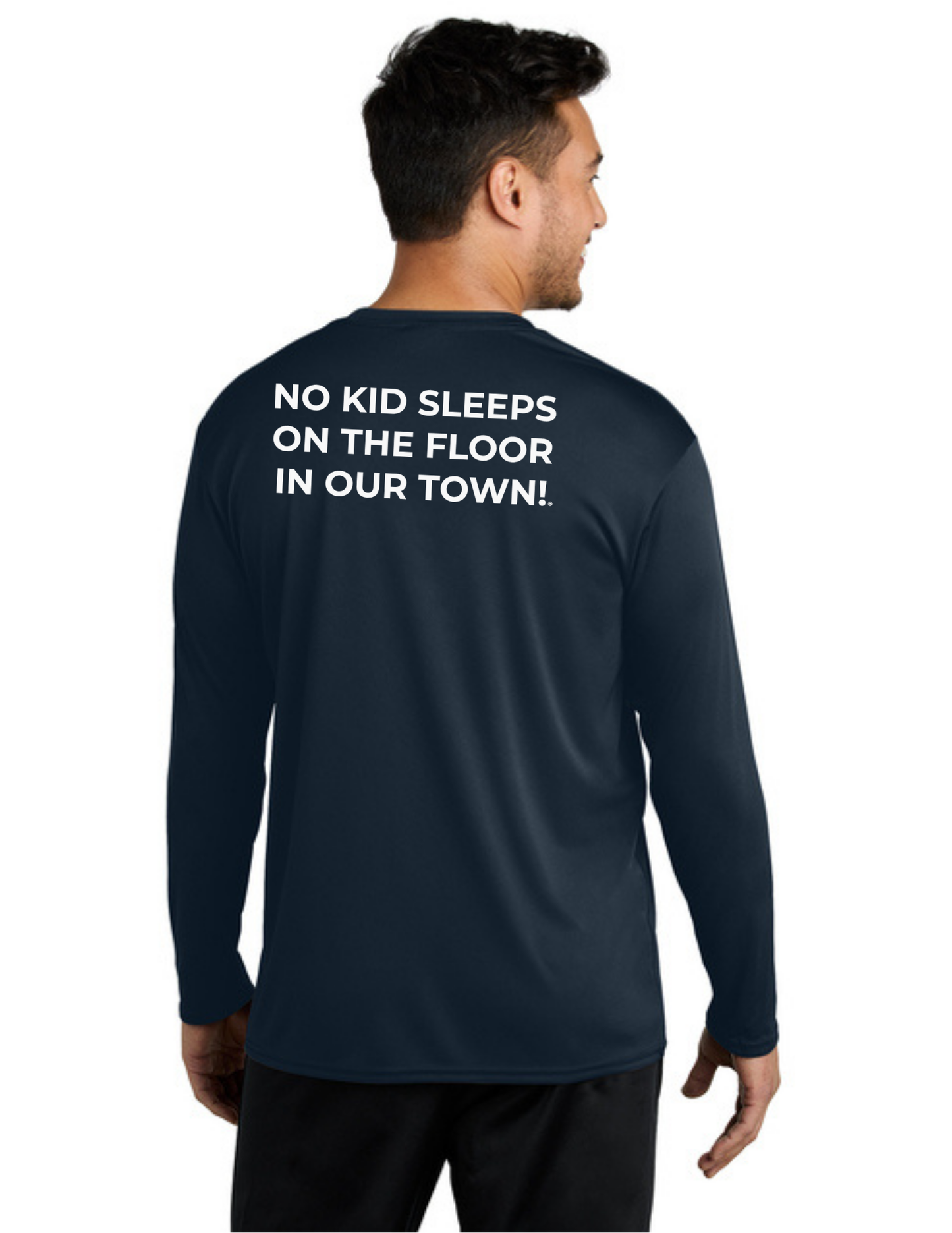 LEGACY - Long Sleeve Performance UV Shirt (DEEP NAVY) - "ESTABLISHED" LOGO