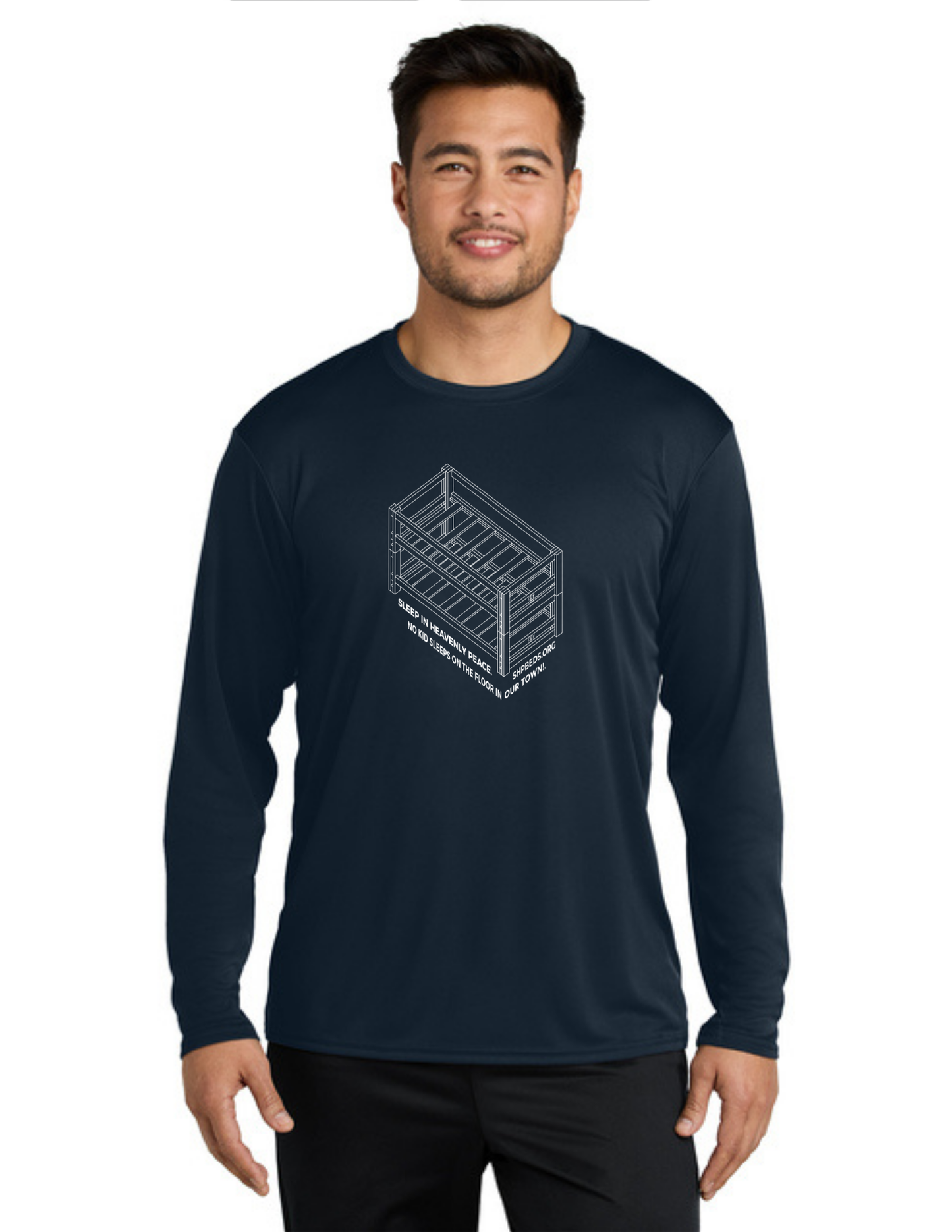 LEGACY - Long Sleeve Performance UV Shirt (TRUE NAVY) - "SHELDON" LOGO