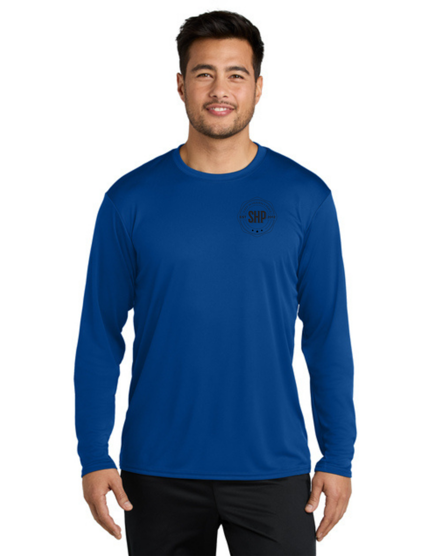 LEGACY - Long Sleeve Performance UV Shirt (TRUE ROYAL) - "ESTABLISHED" LOGO