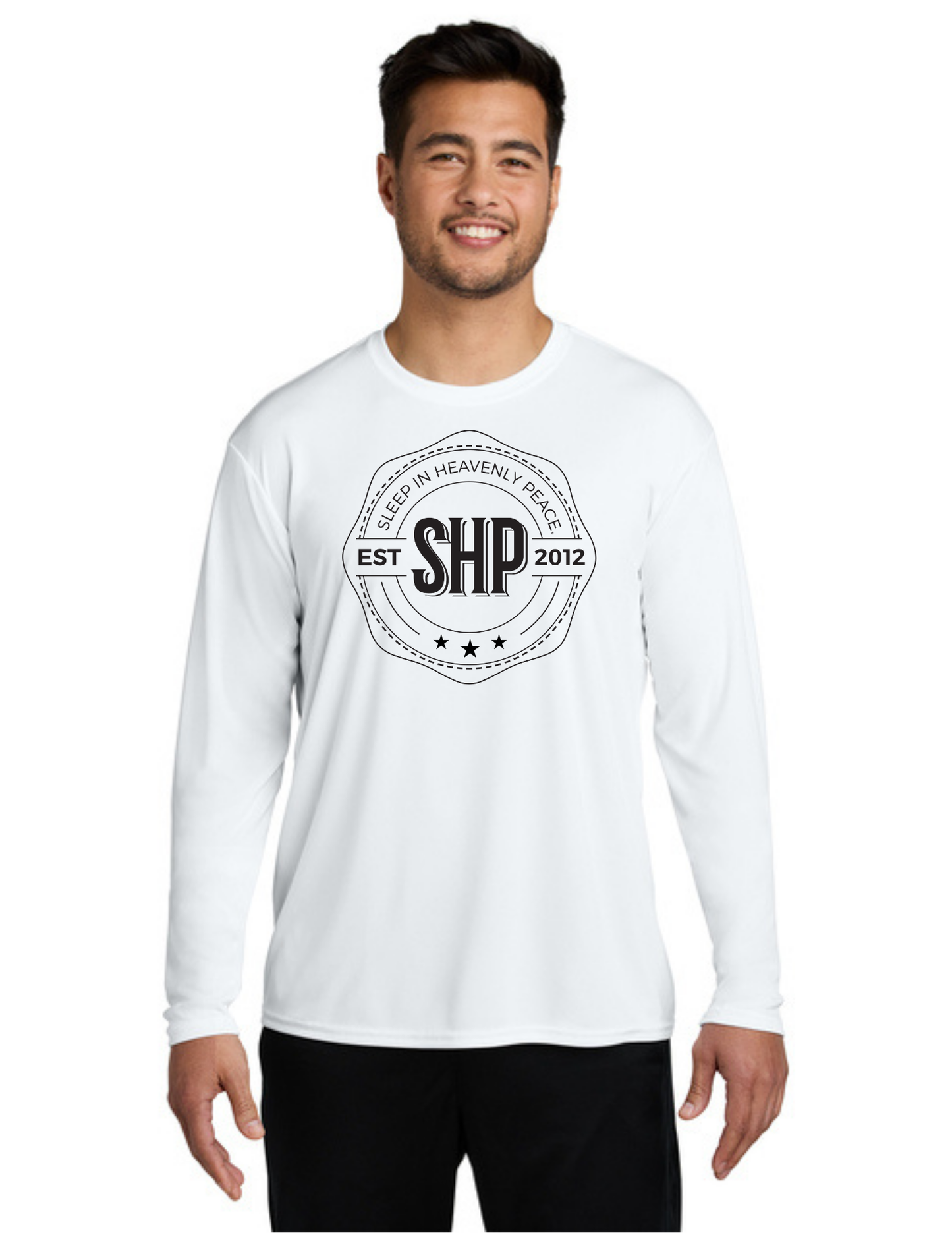 LEGACY - Long Sleeve Performance UV Shirt (WHITE) - "ESTABLISHED" LOGO