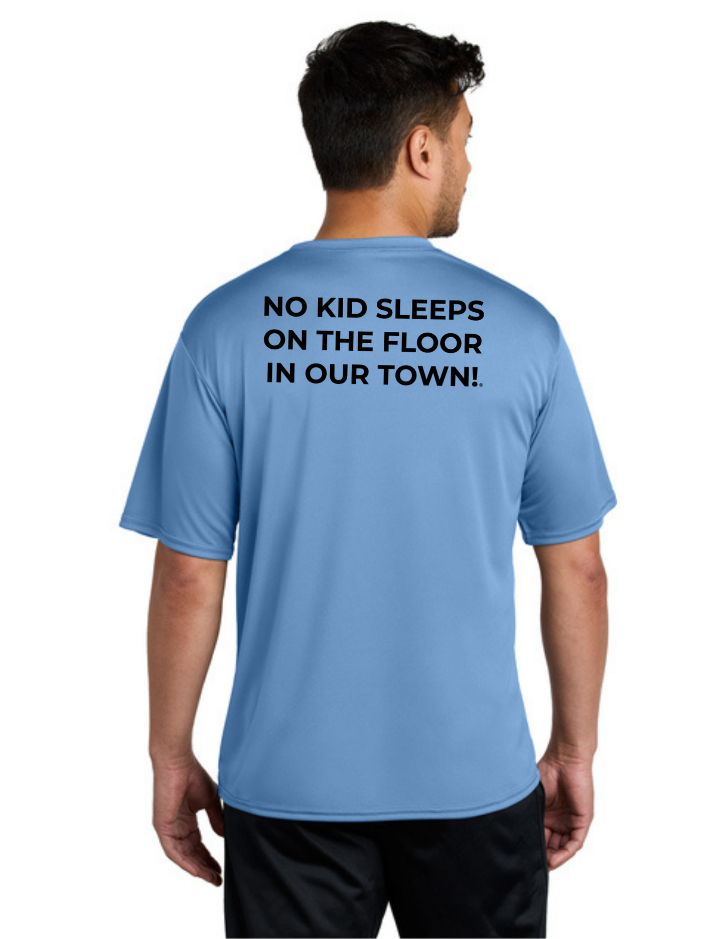 LEGACY - Short Sleeve UV Performance Shirt (CAROLINA BLUE) - "ESTABLISHED" LOGO