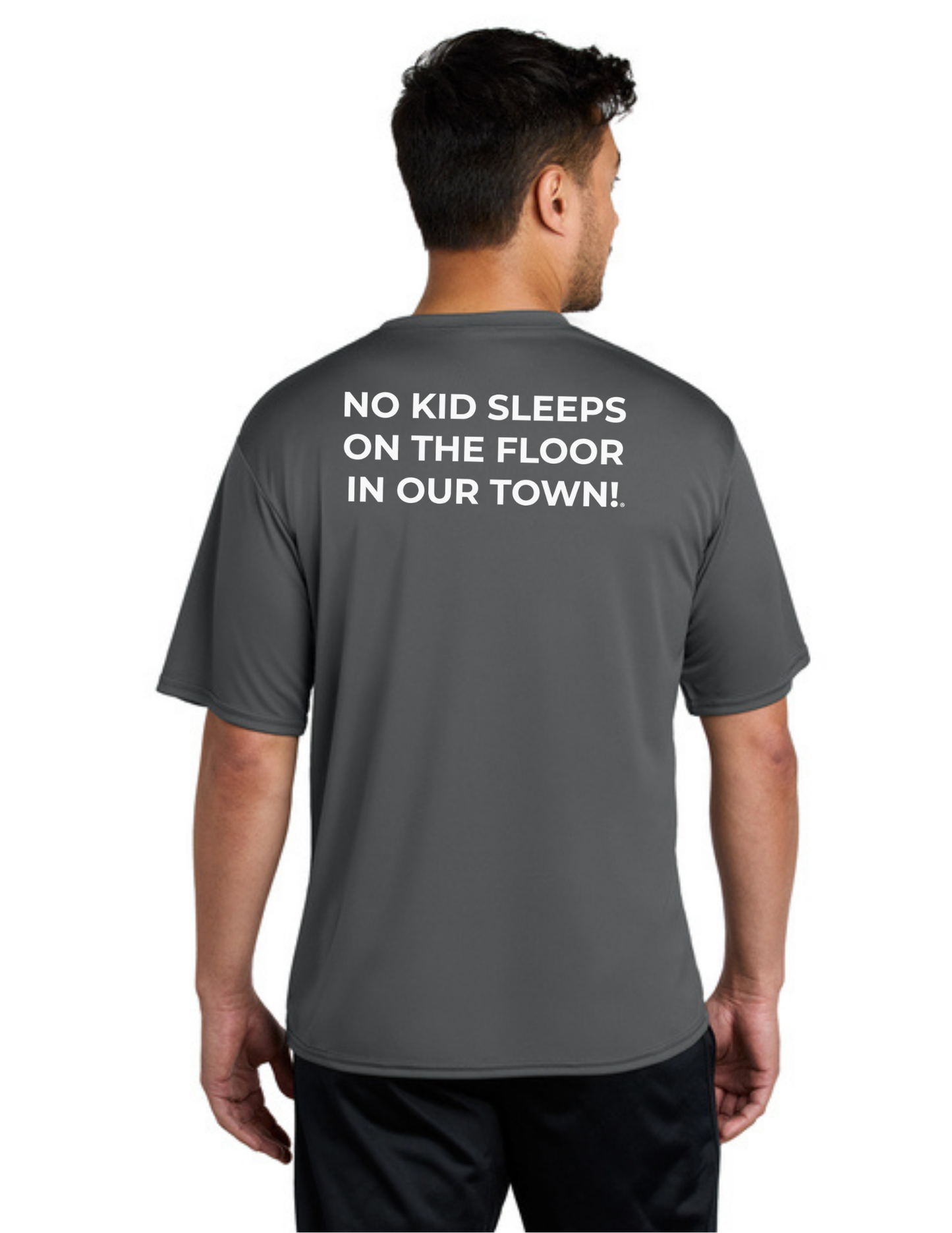 LEGACY - Short Sleeve UV Performance Shirt (CHARCOAL) - "ESTABLISHED" LOGO