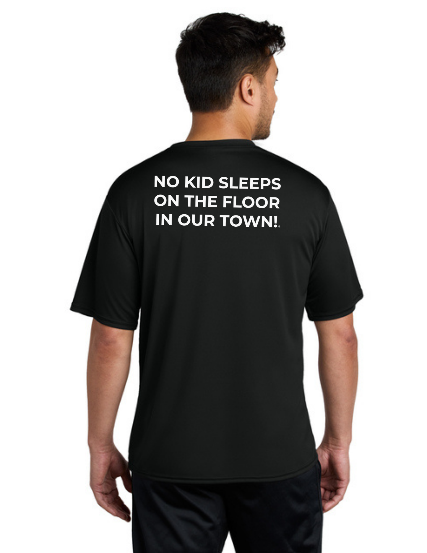 LEGACY - Short Sleeve UV Performance Shirt (JET BLACK) - "ESTABLISHED" LOGO