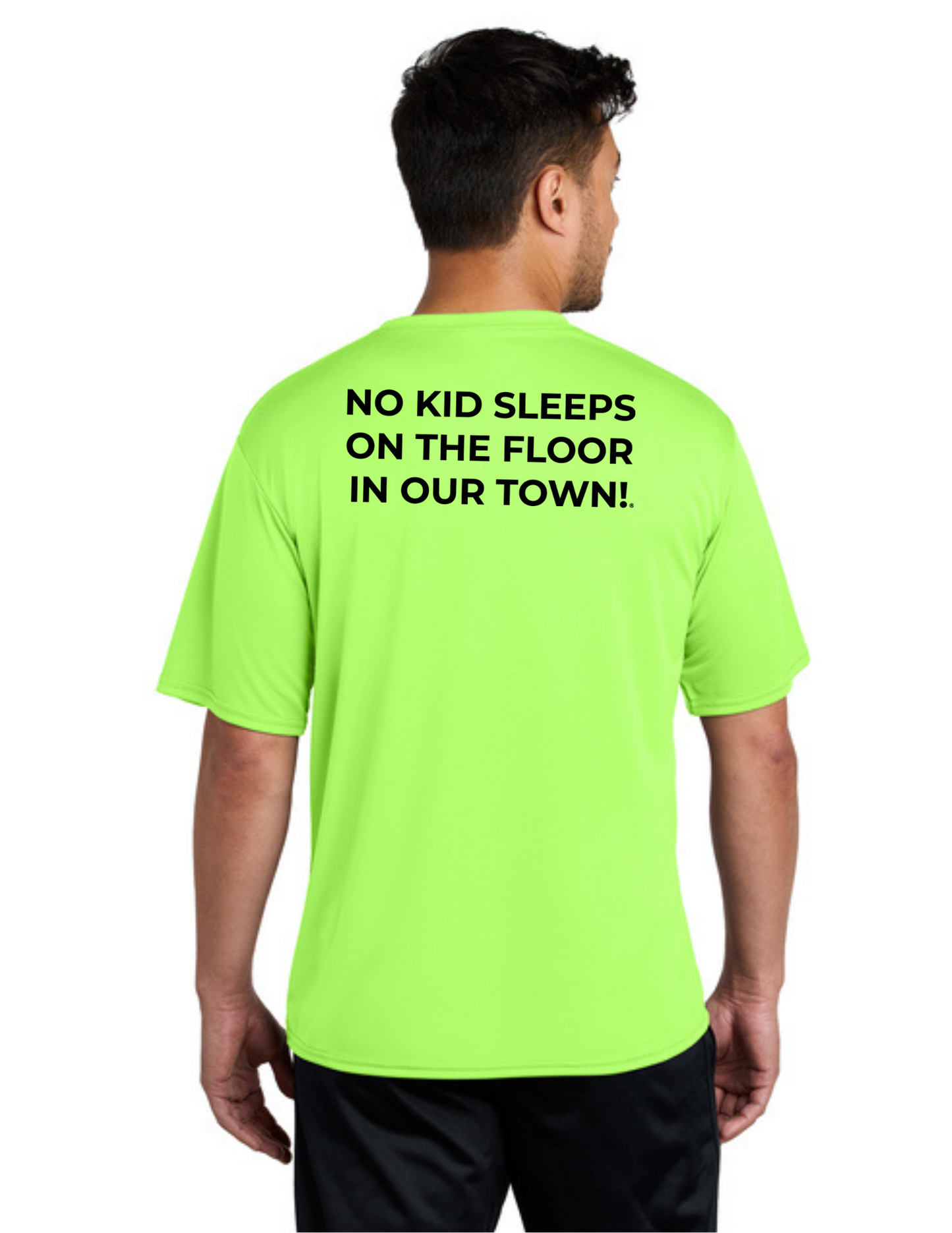 LEGACY - Short Sleeve UV Performance Shirt (NEON GREEN) - "ESTABLISHED" LOGO