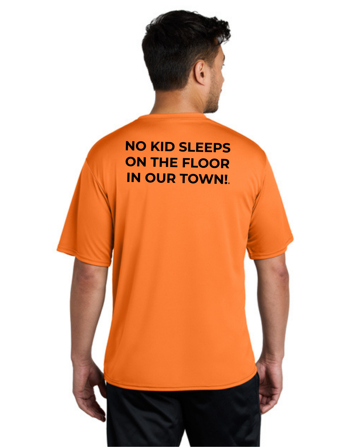 LEGACY - Short Sleeve UV Performance Shirt (NEON ORANGE) - "ESTABLISHED" LOGO