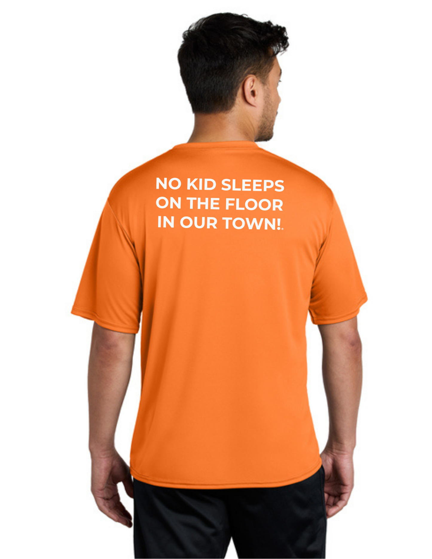 LEGACY - Short Sleeve UV Performance Shirt (NEON ORANGE) - "ESTABLISHED" LOGO