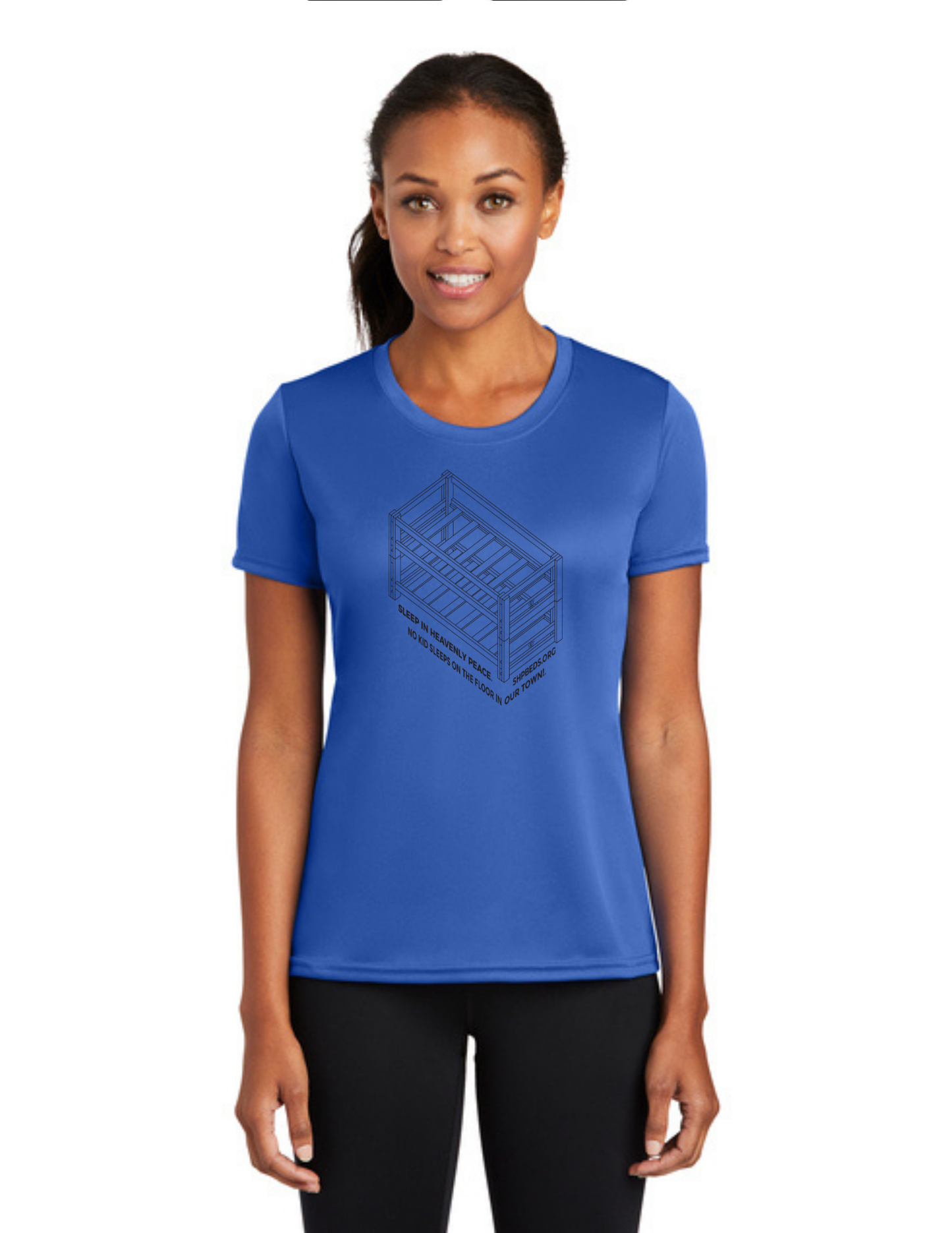 LEGACY - (WOMEN’S) Short Sleeve UV Performance Shirt (ROYAL) - "SHELDON" LOGO
