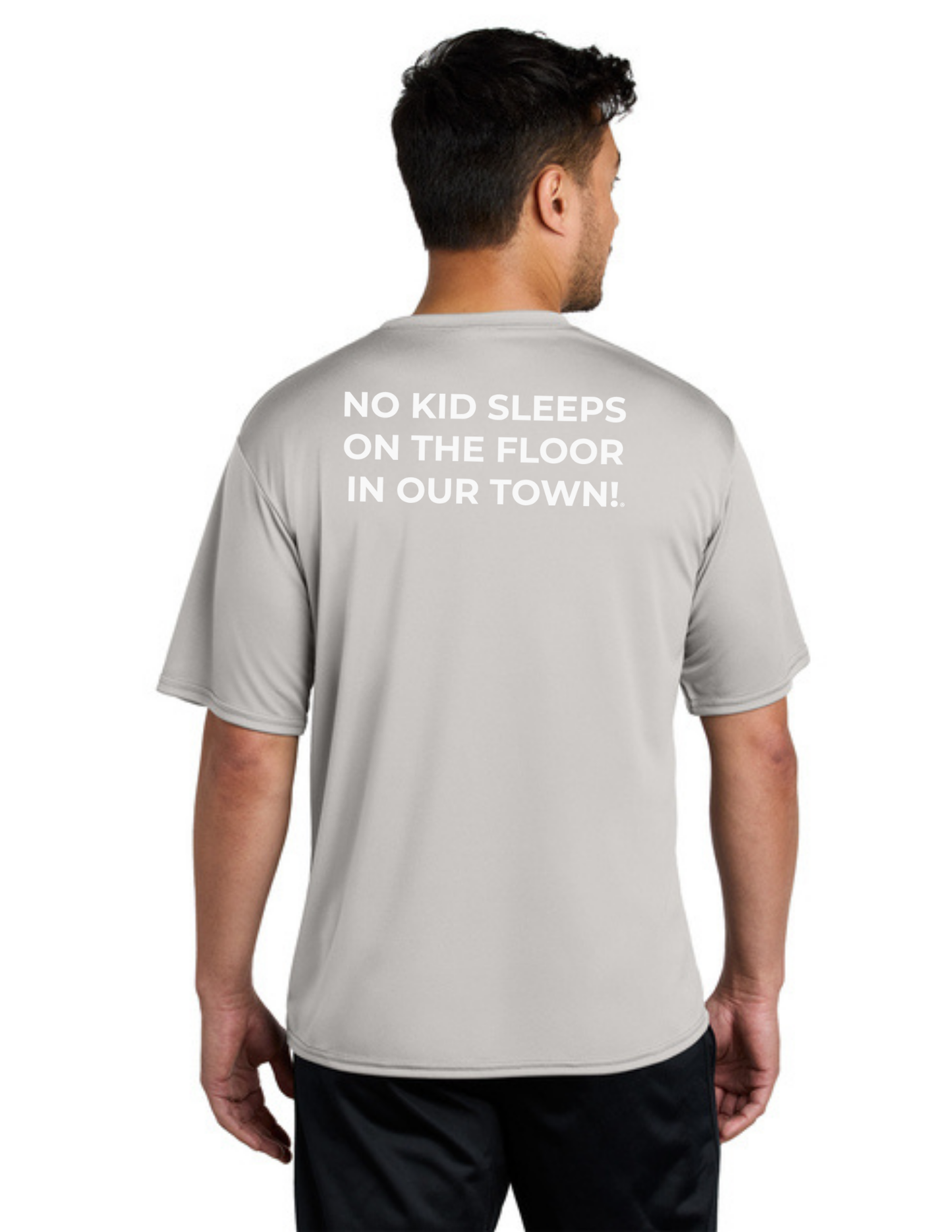 LEGACY - Short Sleeve UV Performance Shirt (SILVER) - "SHELDON" LOGO