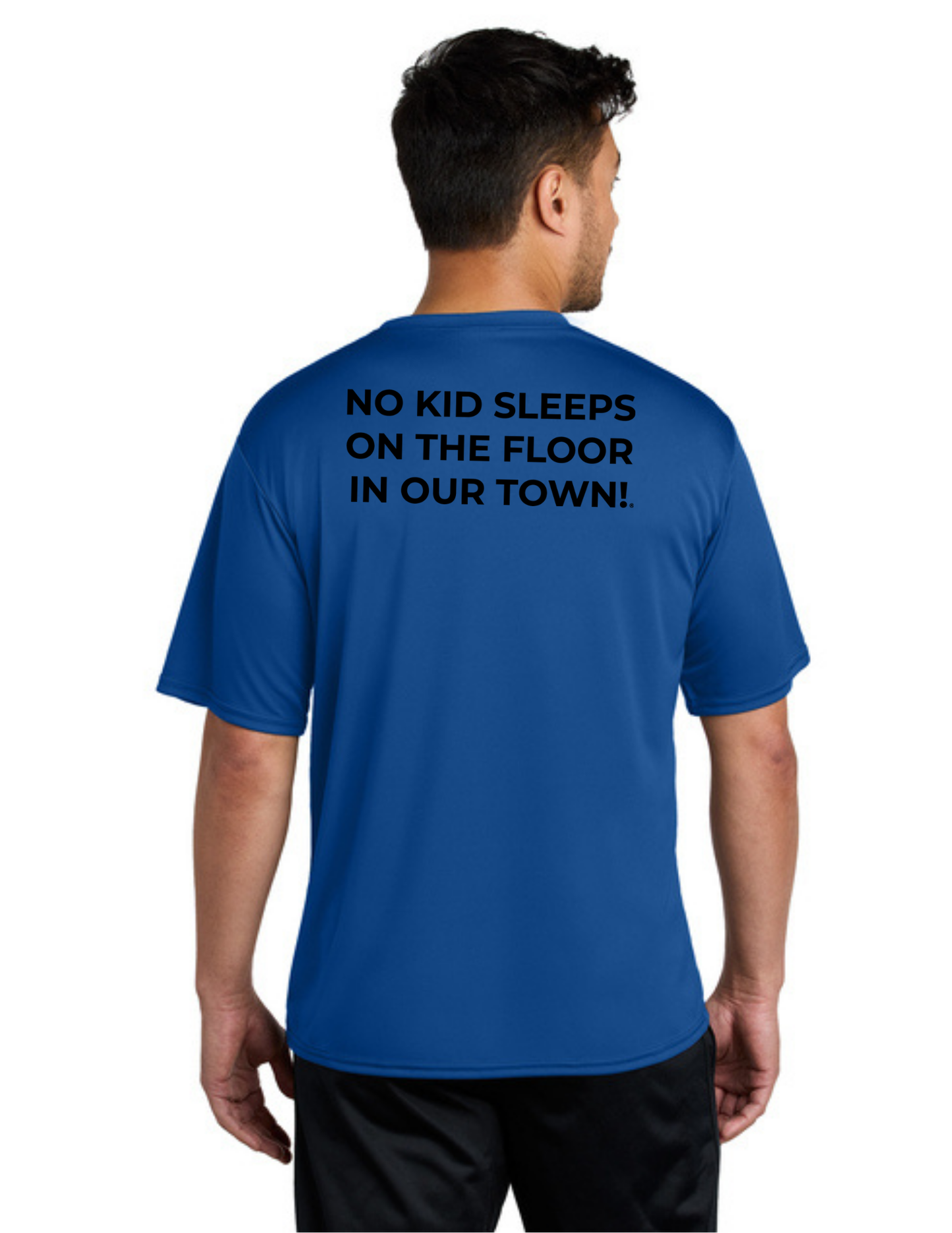 LEGACY - Short Sleeve UV Performance Shirt (TRUE ROYAL) - "ESTABLISHED" LOGO