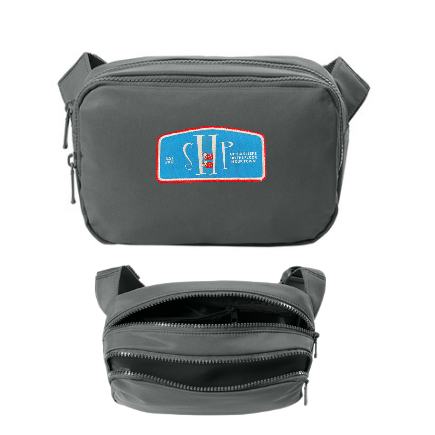 Port Authority - Matte Dual-Compartment Crossbody Bag (STORM GREY)