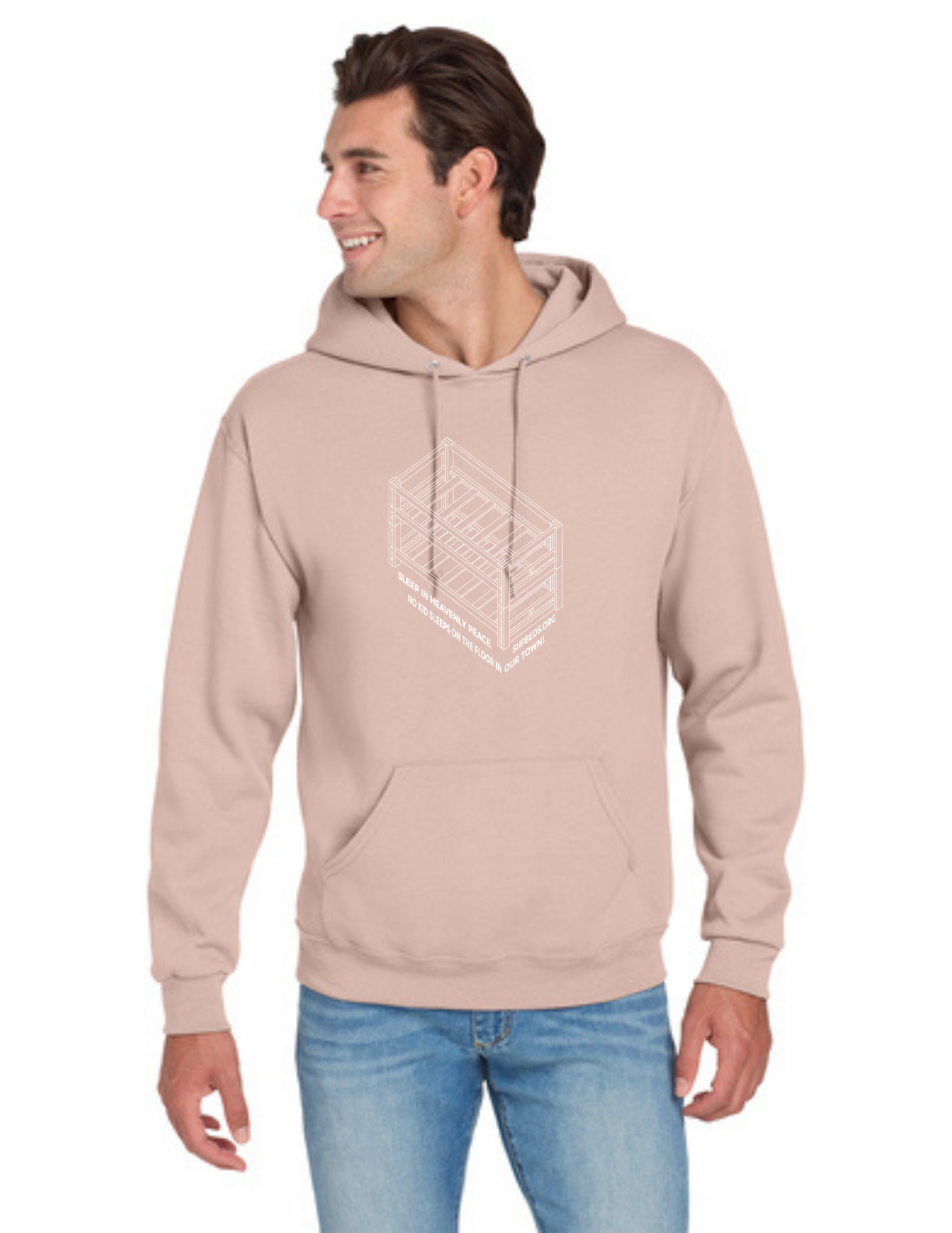 LEGACY - Hoodie (BLUSH PINK) - "SHELDON" LOGO