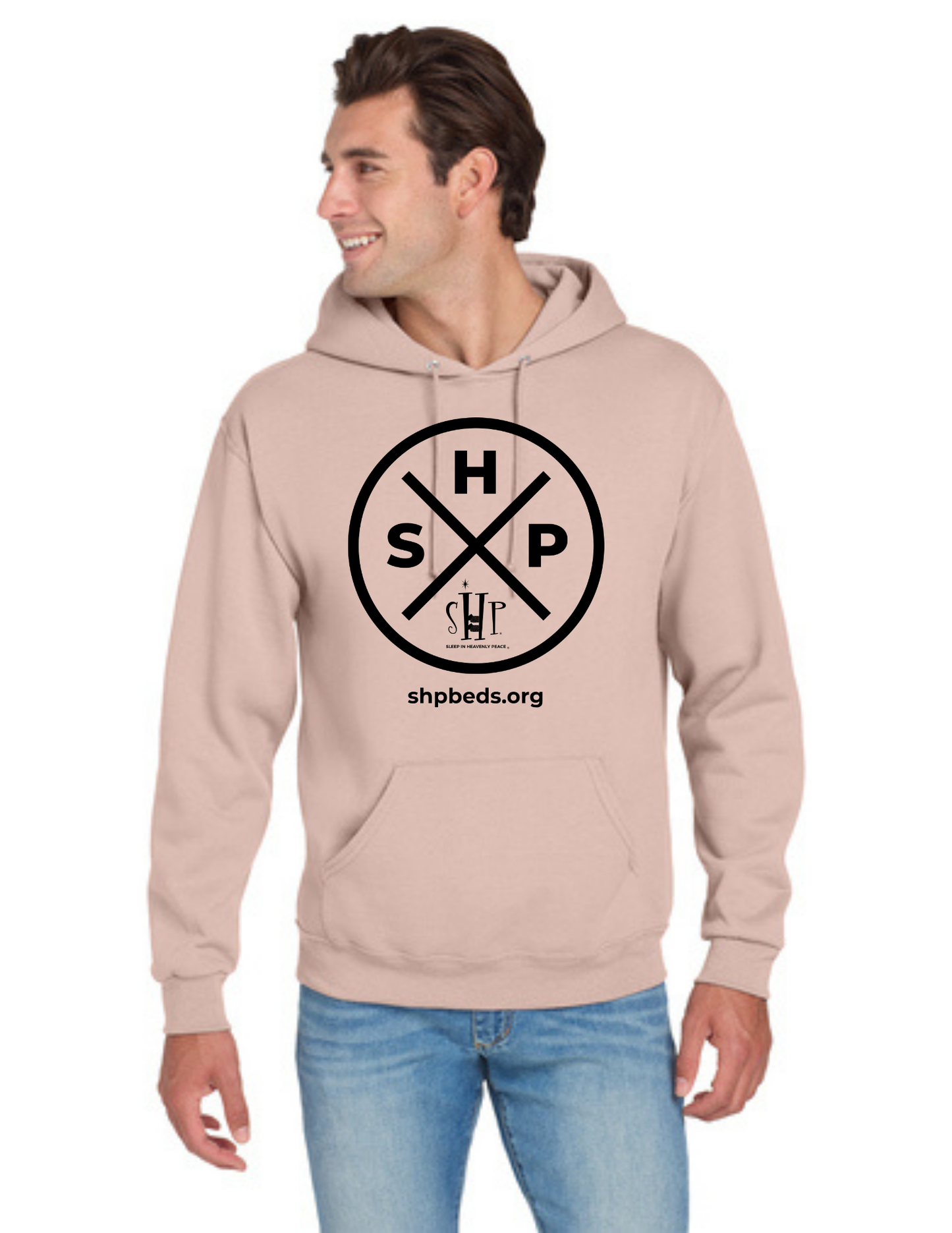 LEGACY - Hoodie (BLUSH PINK) - “SLEEP CIRCLE” LOGO