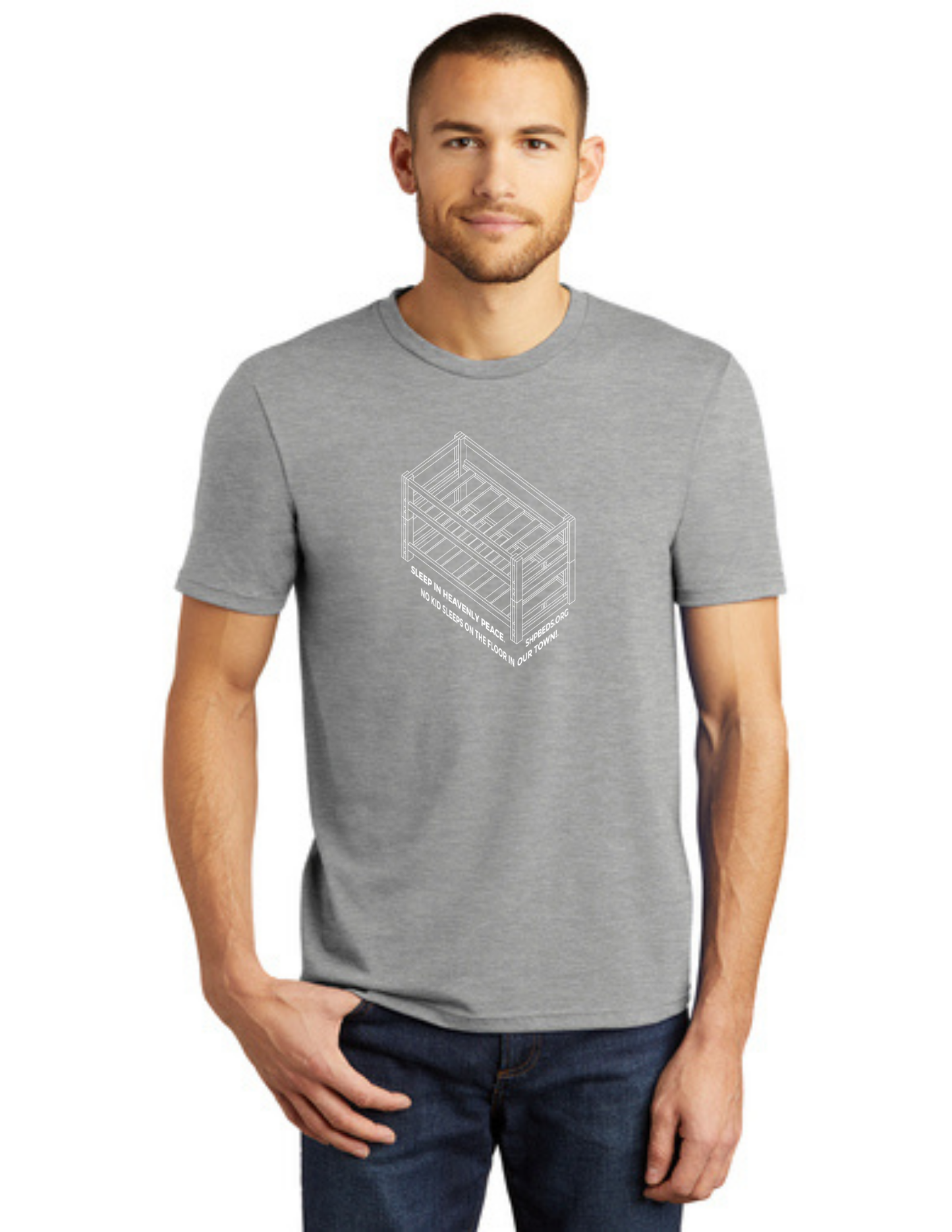 LEGACY - Short Sleeve (HEATHERED GREY) - “SHELDON” LOGO