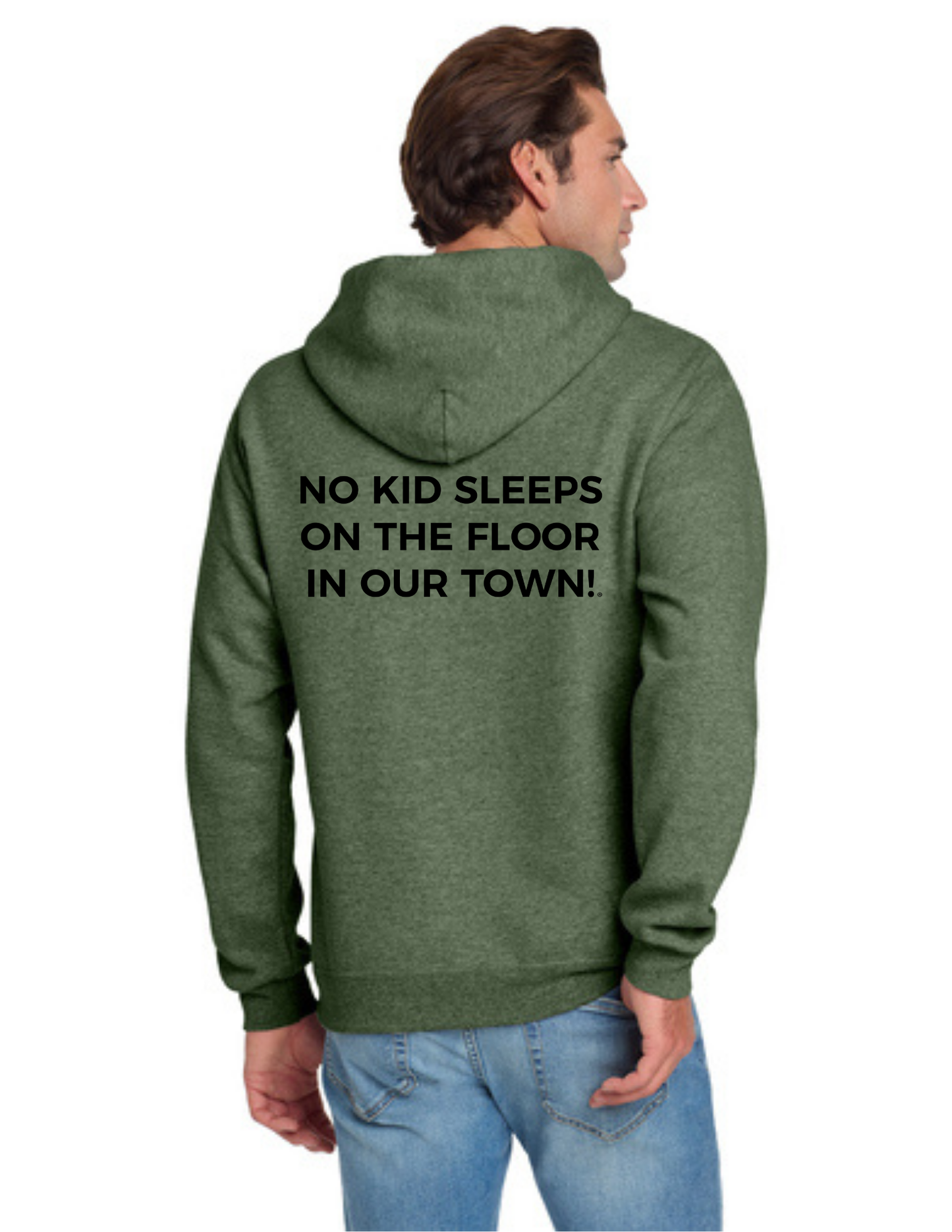 LEGACY - Hoodie (MILITARY GREEN HEATHER) - "ESTABLISHED" LOGO