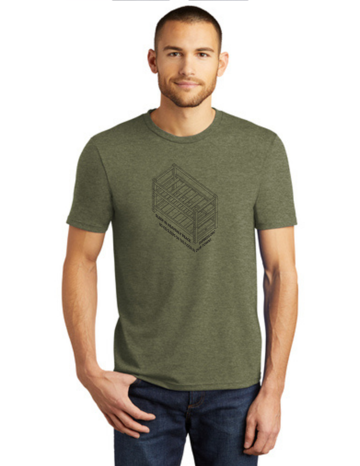 LEGACY - Short Sleeve (MILITARY GREEN FROST) - “SHELDON” LOGO