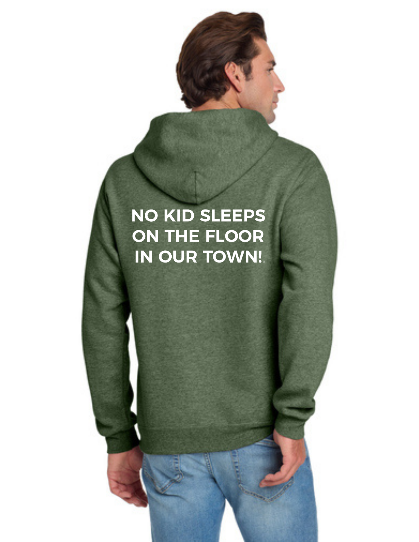 LEGACY - Hoodie (MILITARY GREEN HEATHER) - "ESTABLISHED" LOGO