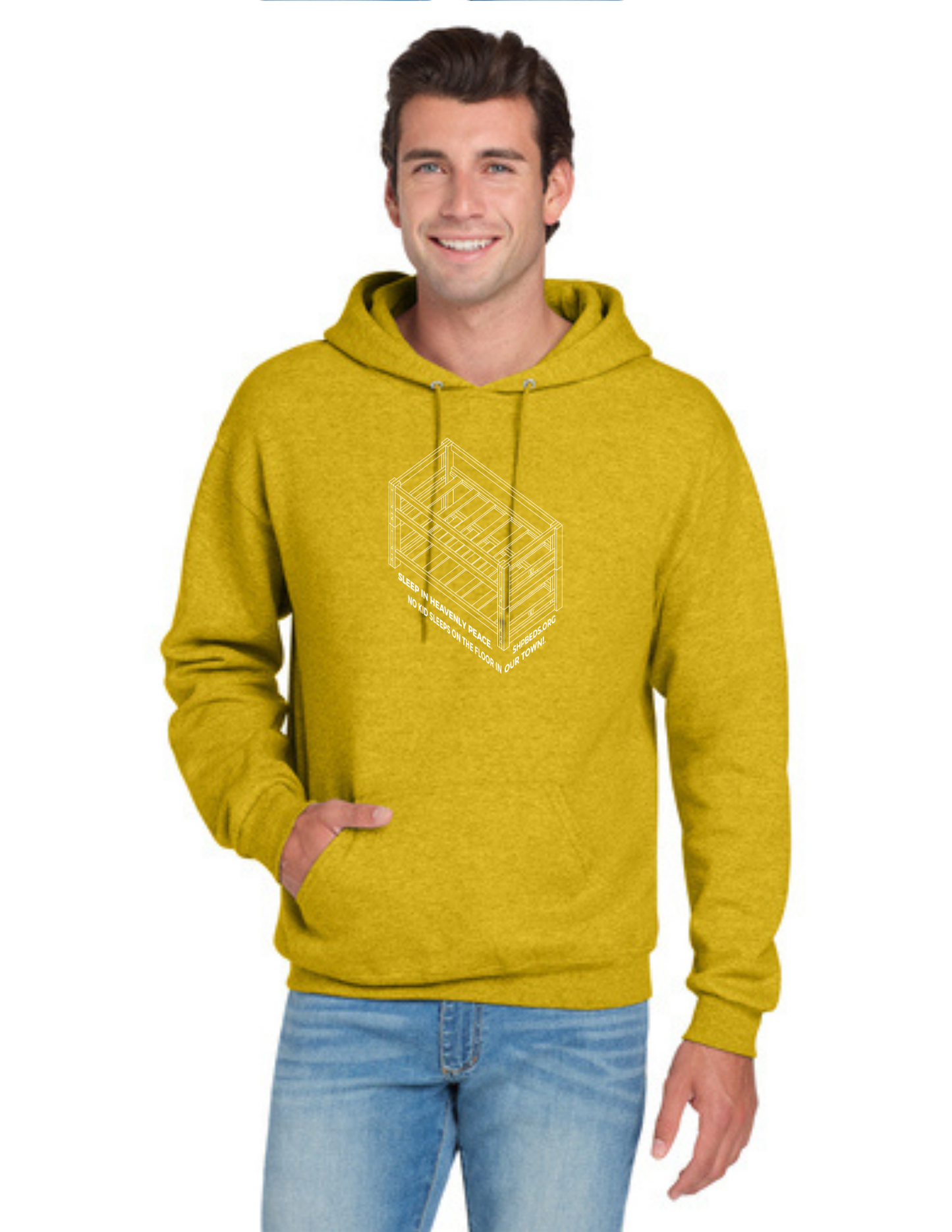 LEGACY - Hoodie (MUSTARD HEATHER) - "SHELDON" LOGO