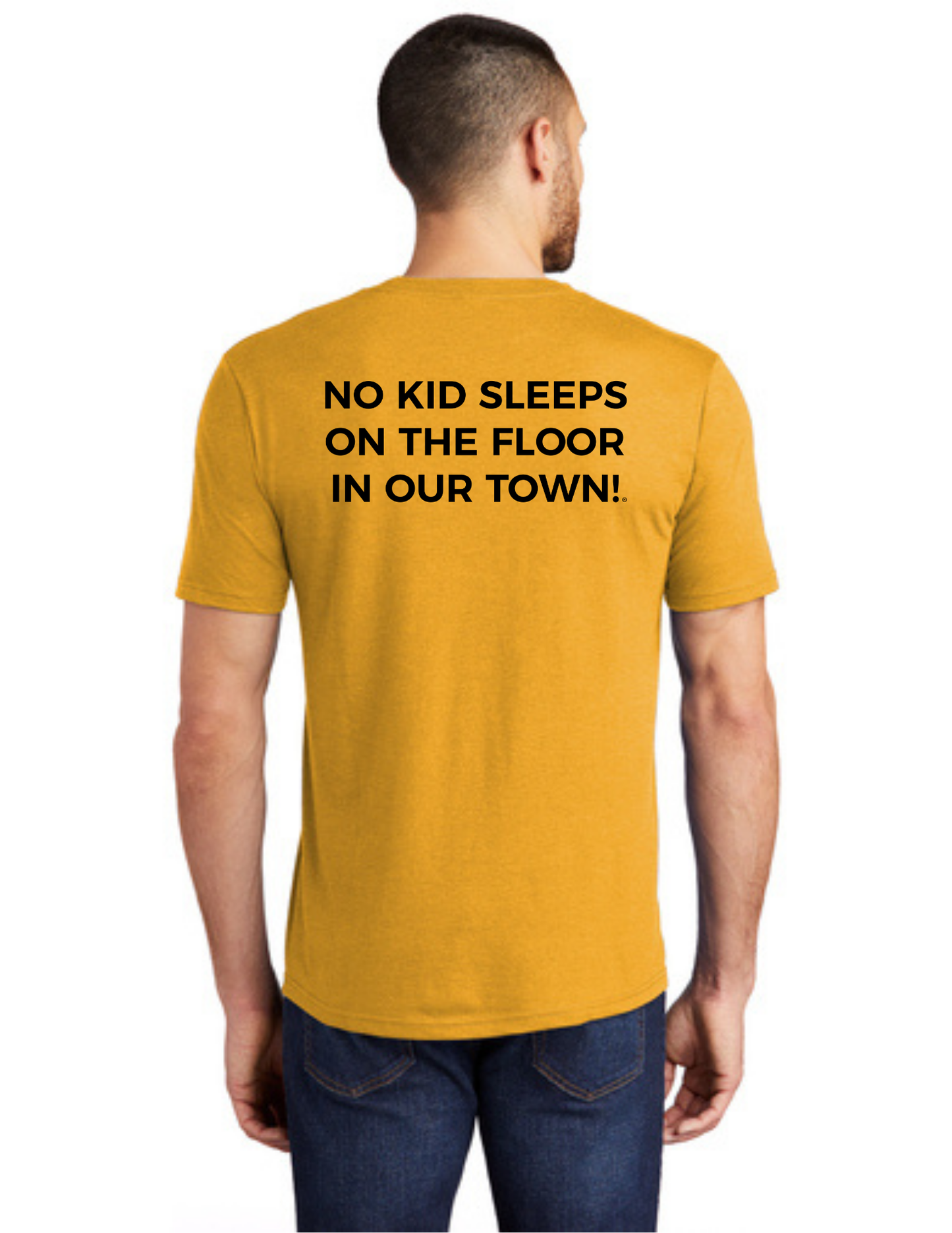 LEGACY - Short Sleeve (OCHRE YELLOW HEATHER) - "ESTABLISHED" LOGO