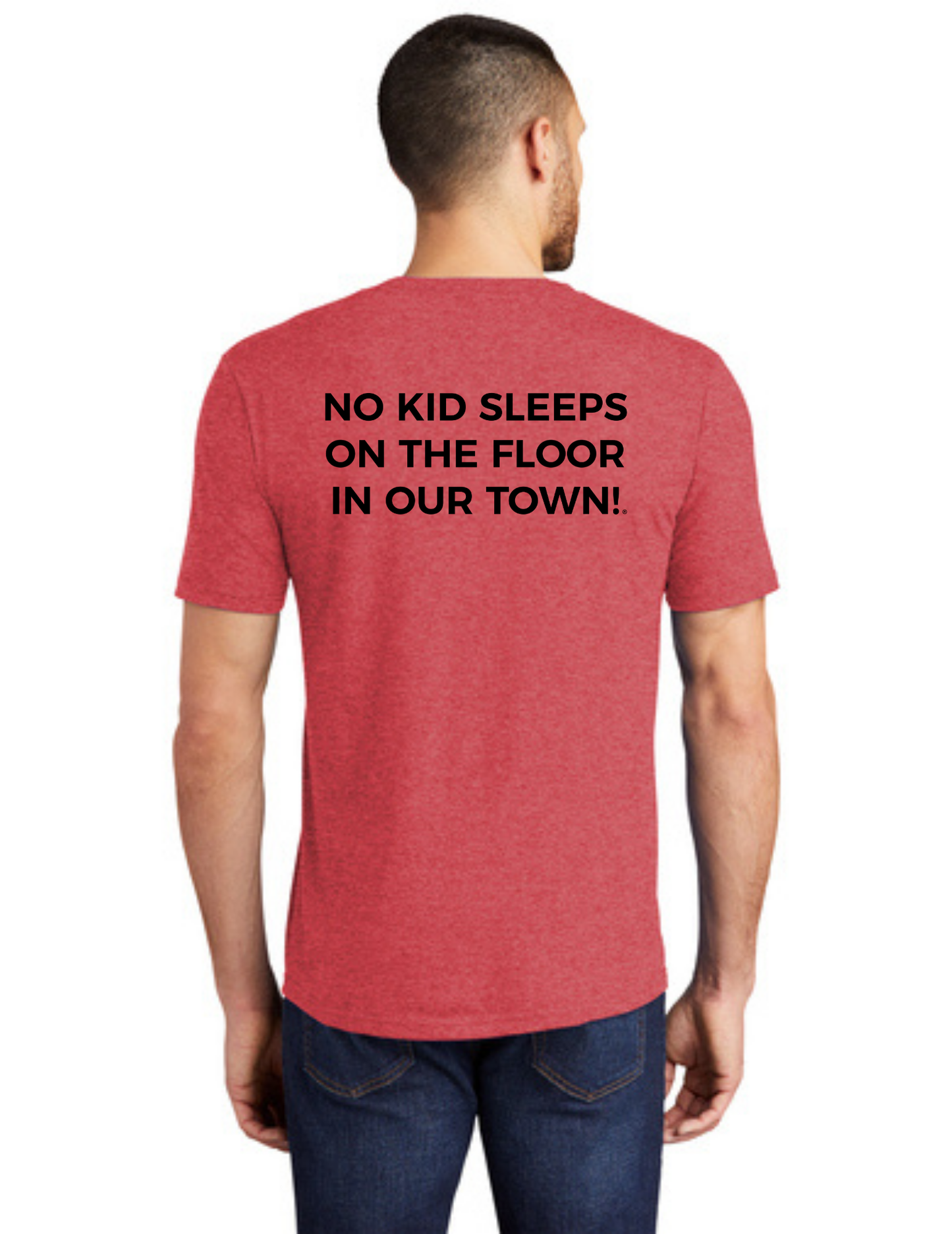 BAA 2025 - ADULT Short Sleeve - "Headboard Logo" (RED FROST)
