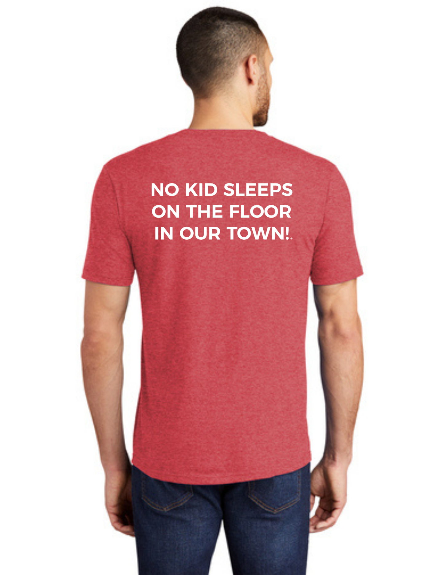 BAA 2025 - ADULT Short Sleeve - "Headboard Logo" (RED FROST)