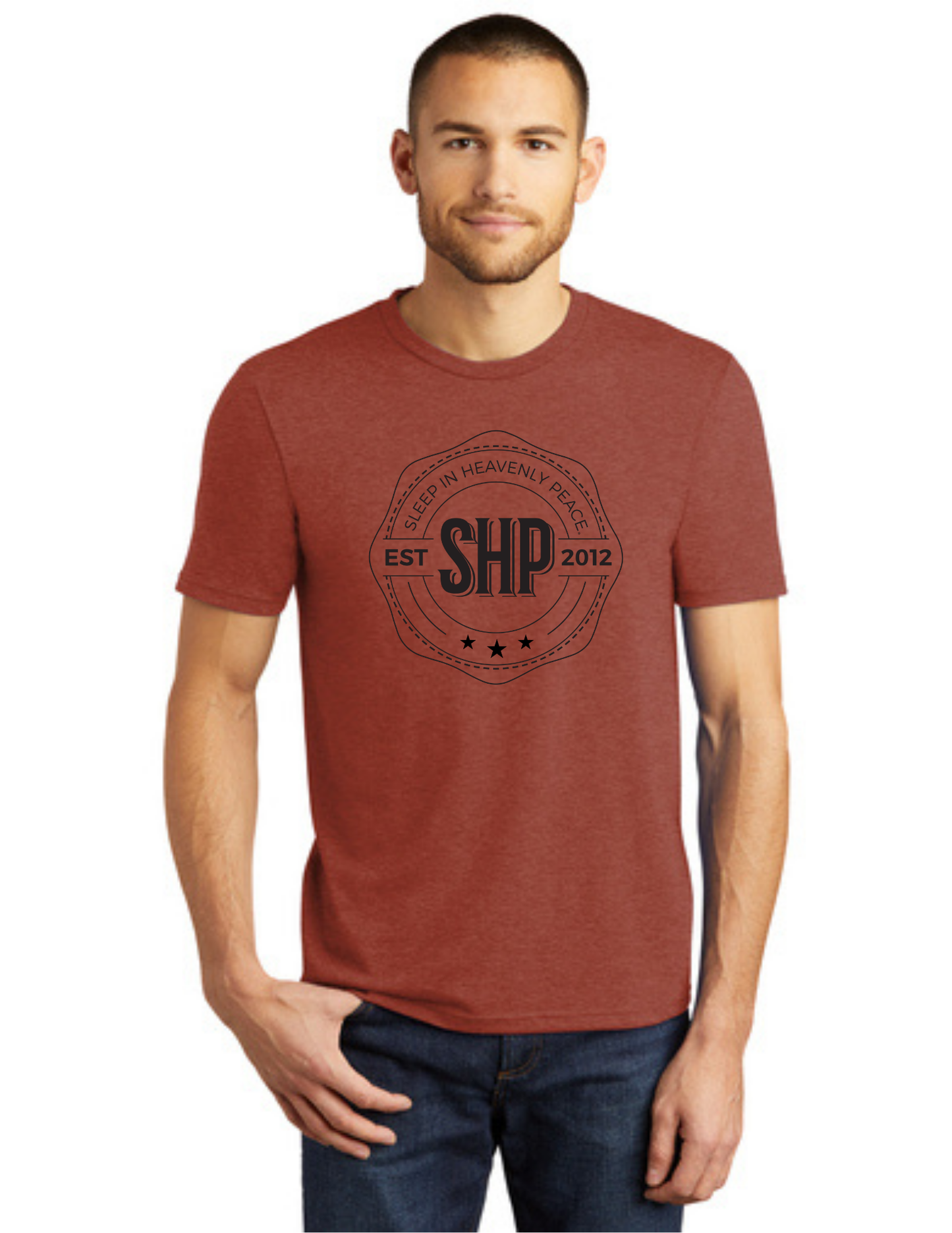 LEGACY - Short Sleeve (HEATHERED RUSSET) - "ESTABLISHED" LOGO