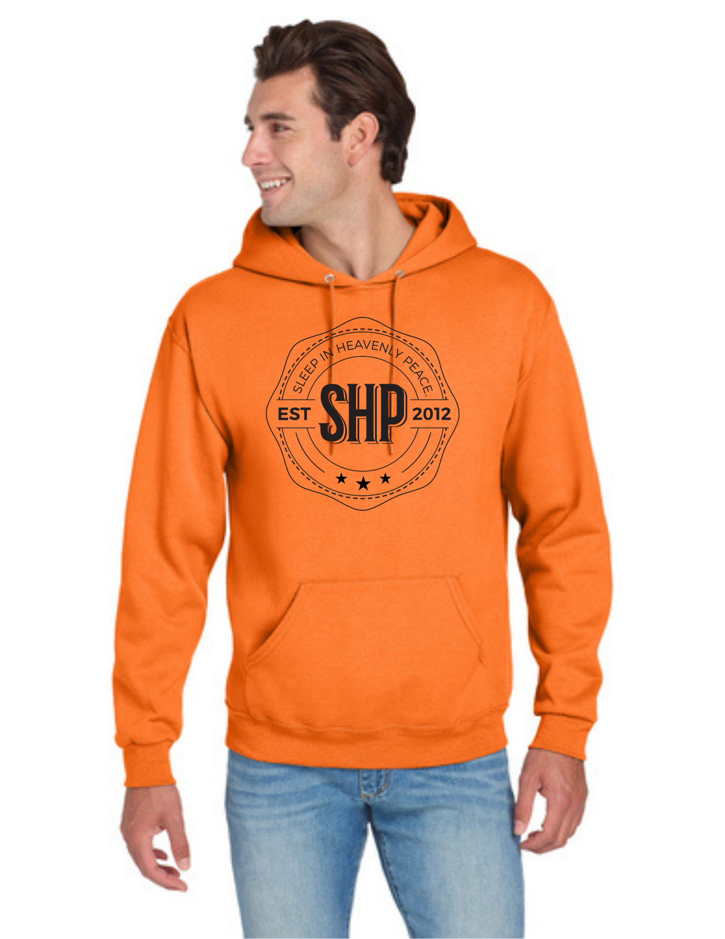LEGACY - Hoodie (SAFETY ORANGE) - "ESTABLISHED" LOGO