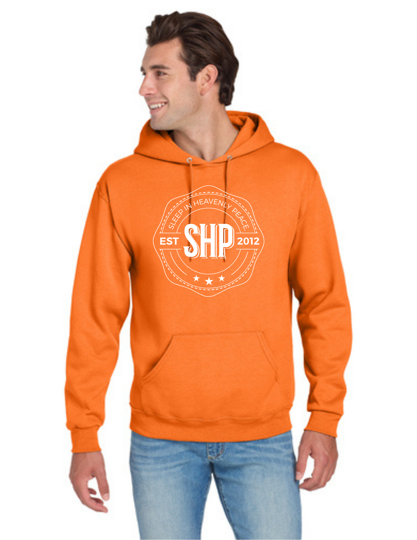 LEGACY - Hoodie (SAFETY ORANGE) - "ESTABLISHED" LOGO