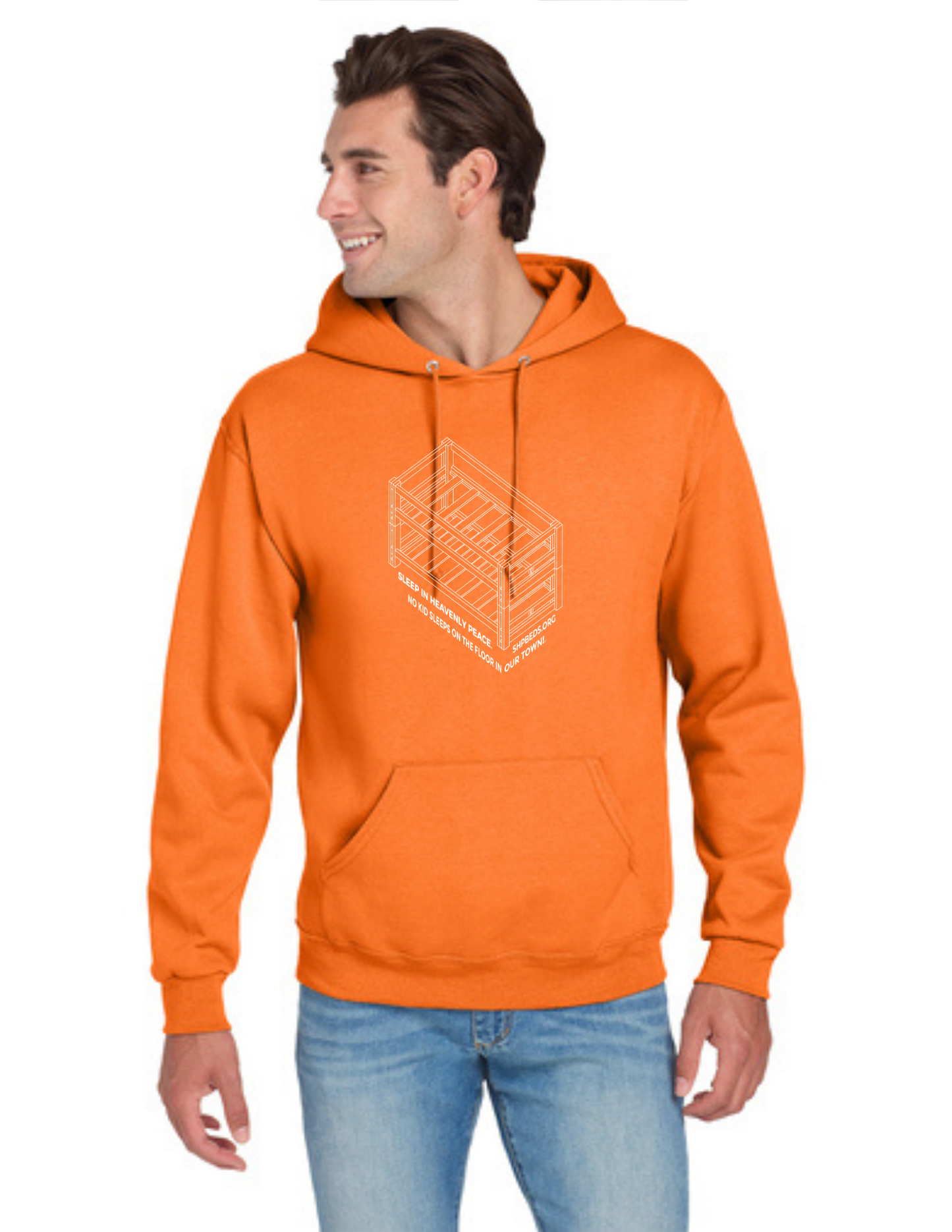 LEGACY - Hoodie (SAFETY ORANGE) - "SHELDON" LOGO