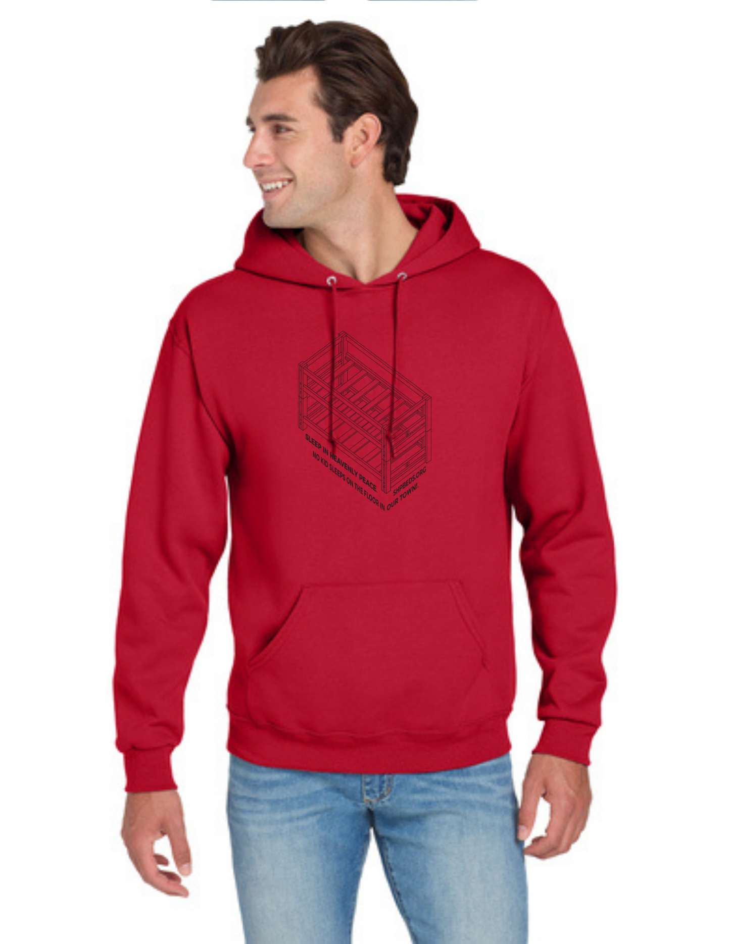 LEGACY - Hoodie (TRUE RED) - "SHELDON" LOGO
