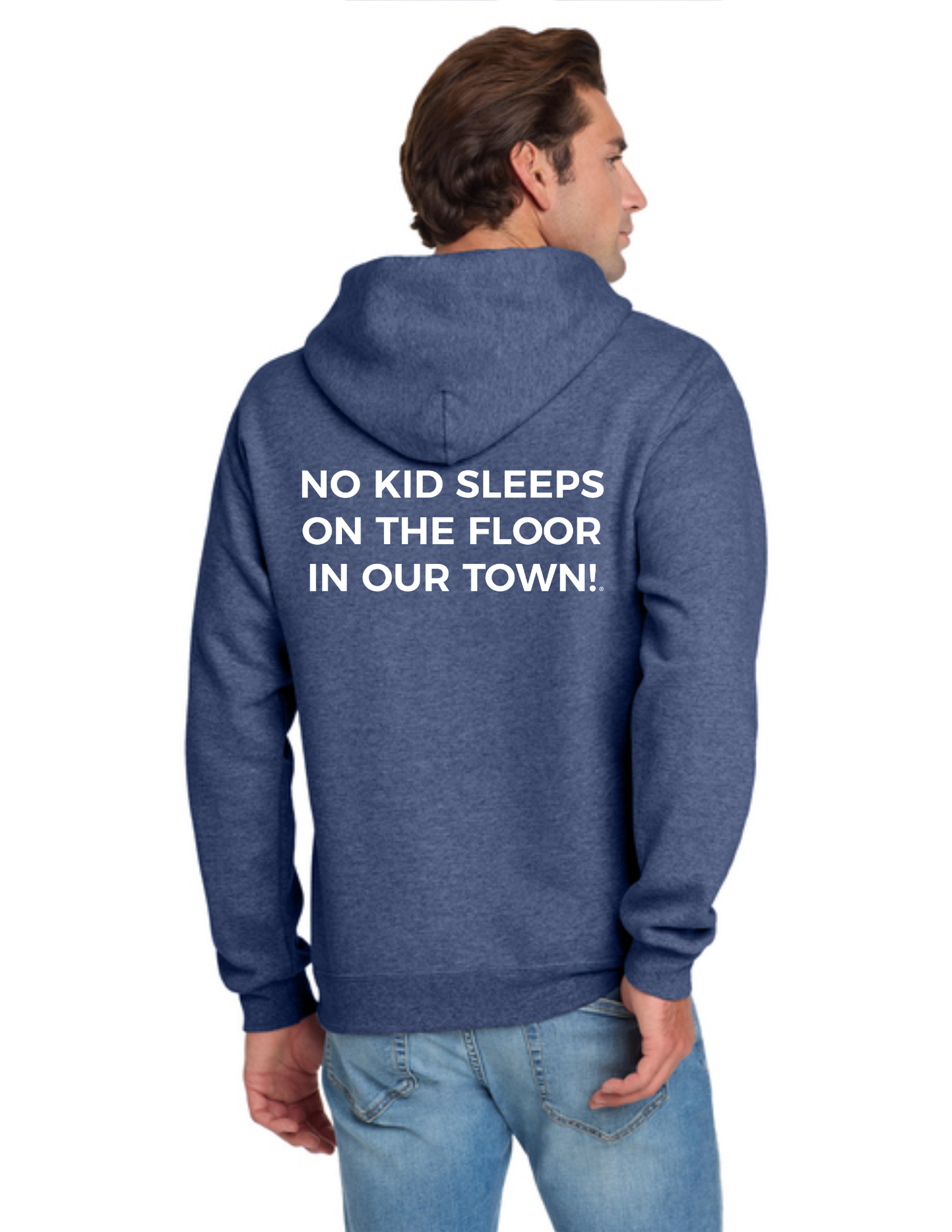 LEGACY - Hoodie (VINTAGE HEATHER BLUE) - "SHELDON" LOGO