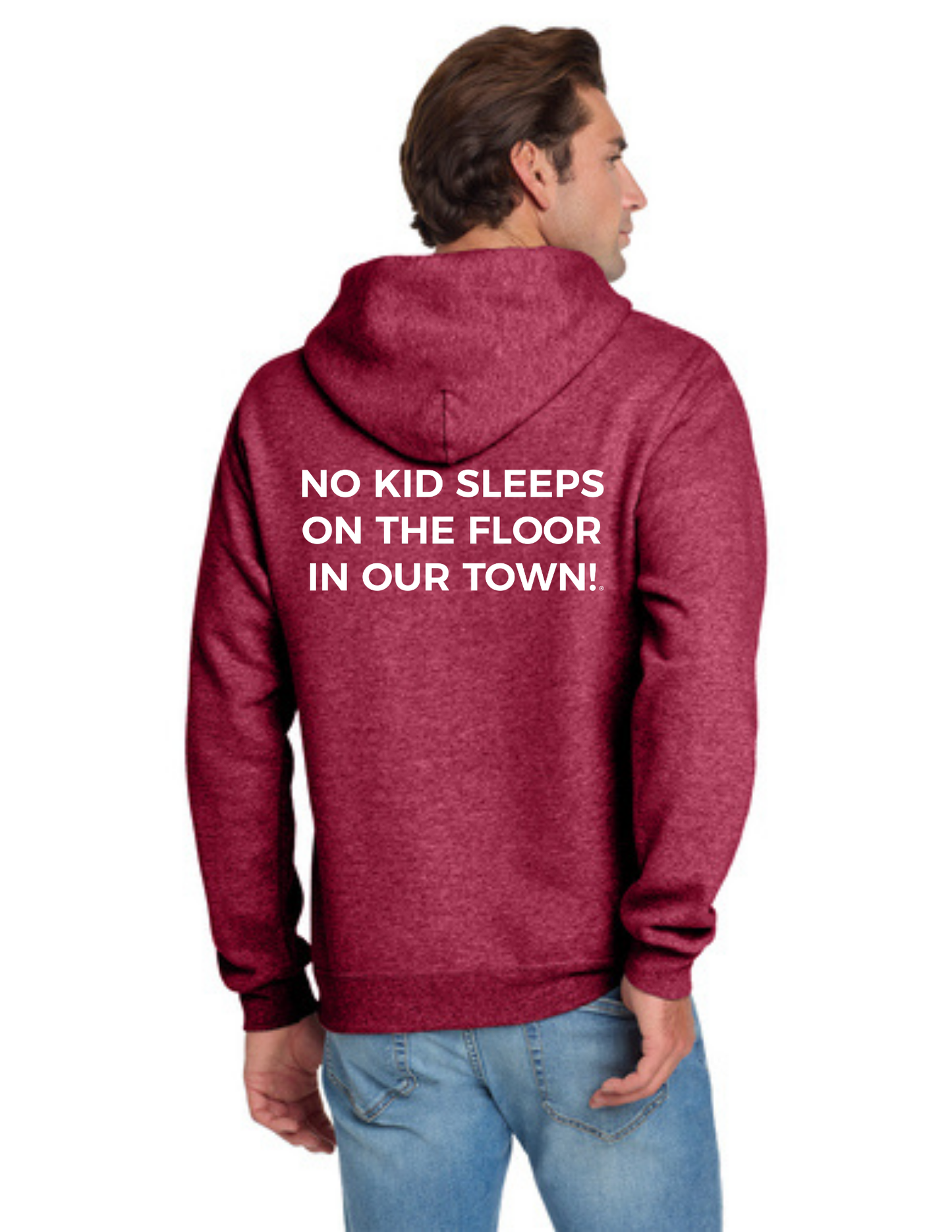 LEGACY - Hoodie (VINTAGE HEATHER RED) - "SHELDON" LOGO