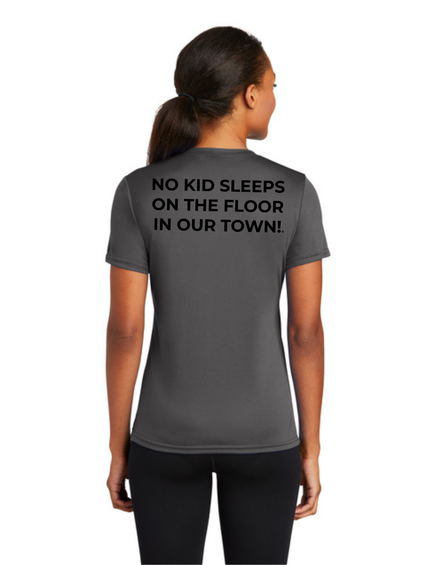 LEGACY - (WOMEN’S) Short Sleeve UV Performance Shirt (CHARCOAL) - "ESTABLISHED" LOGO