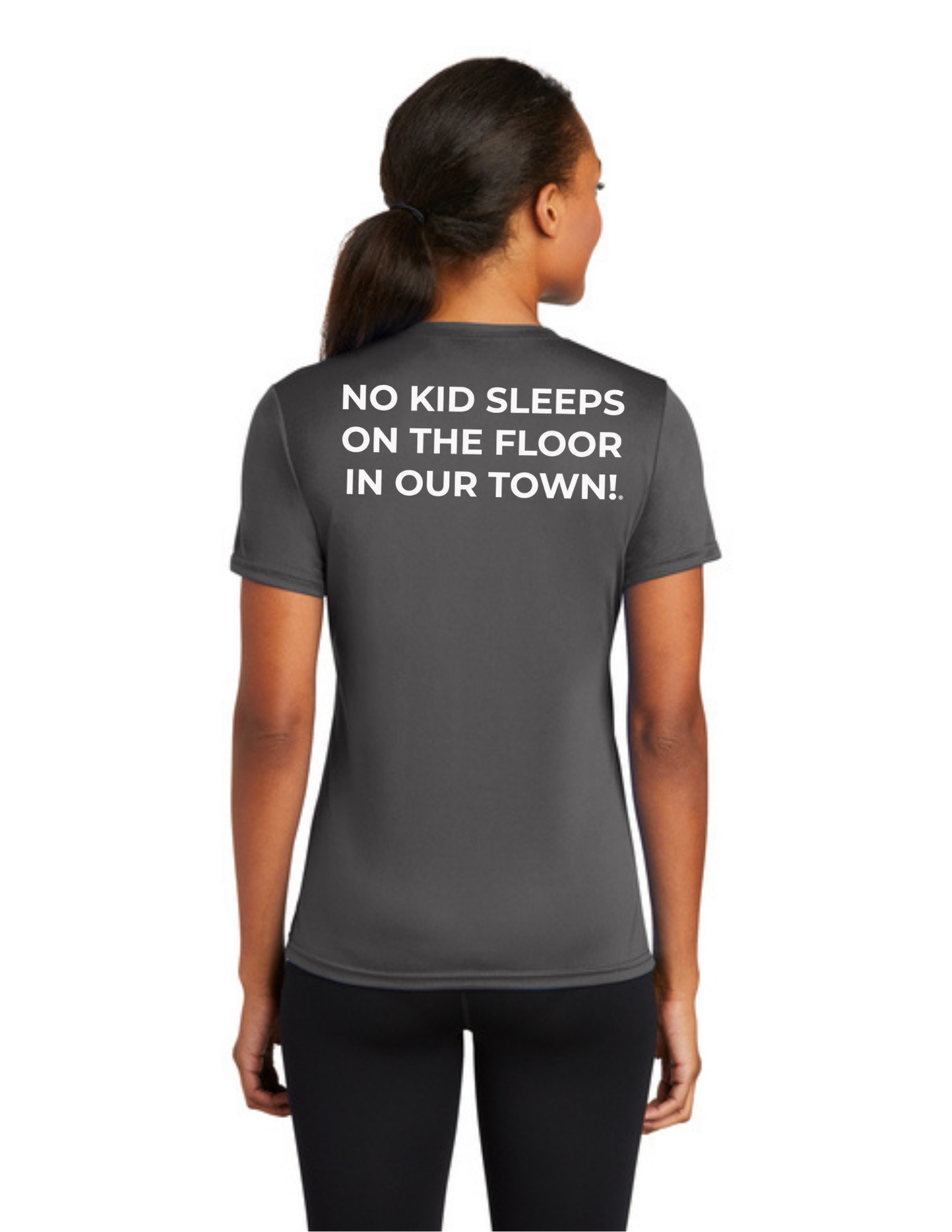 LEGACY - (WOMEN’S) Short Sleeve UV Performance Shirt (CHARCOAL) - "ESTABLISHED" LOGO