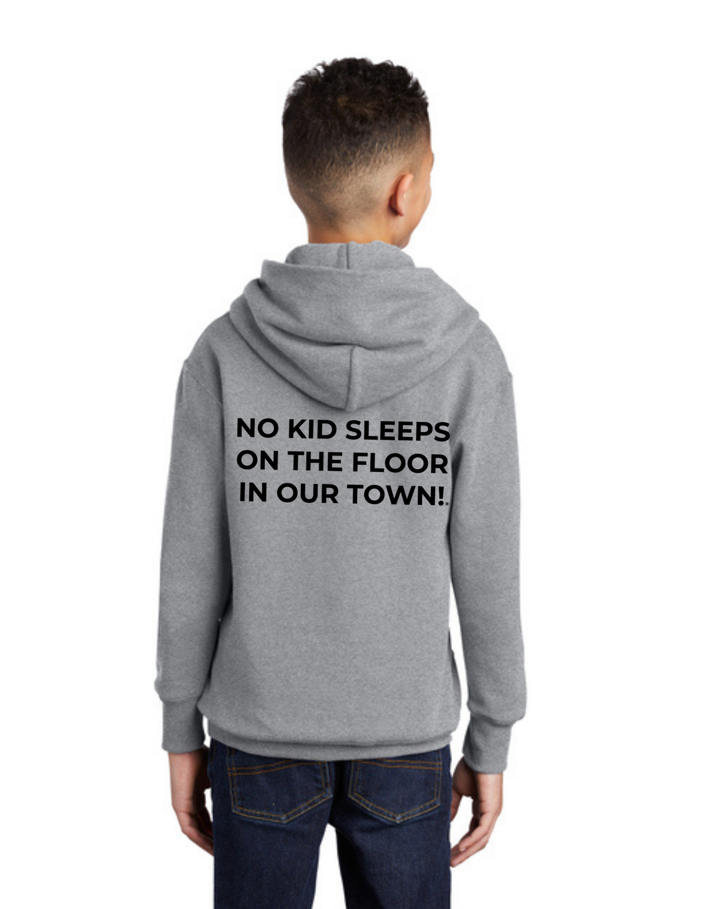 LEGACY - YOUTH Hoodie (ATHLETIC HEATHER) - “ESTABLISHED” LOGO