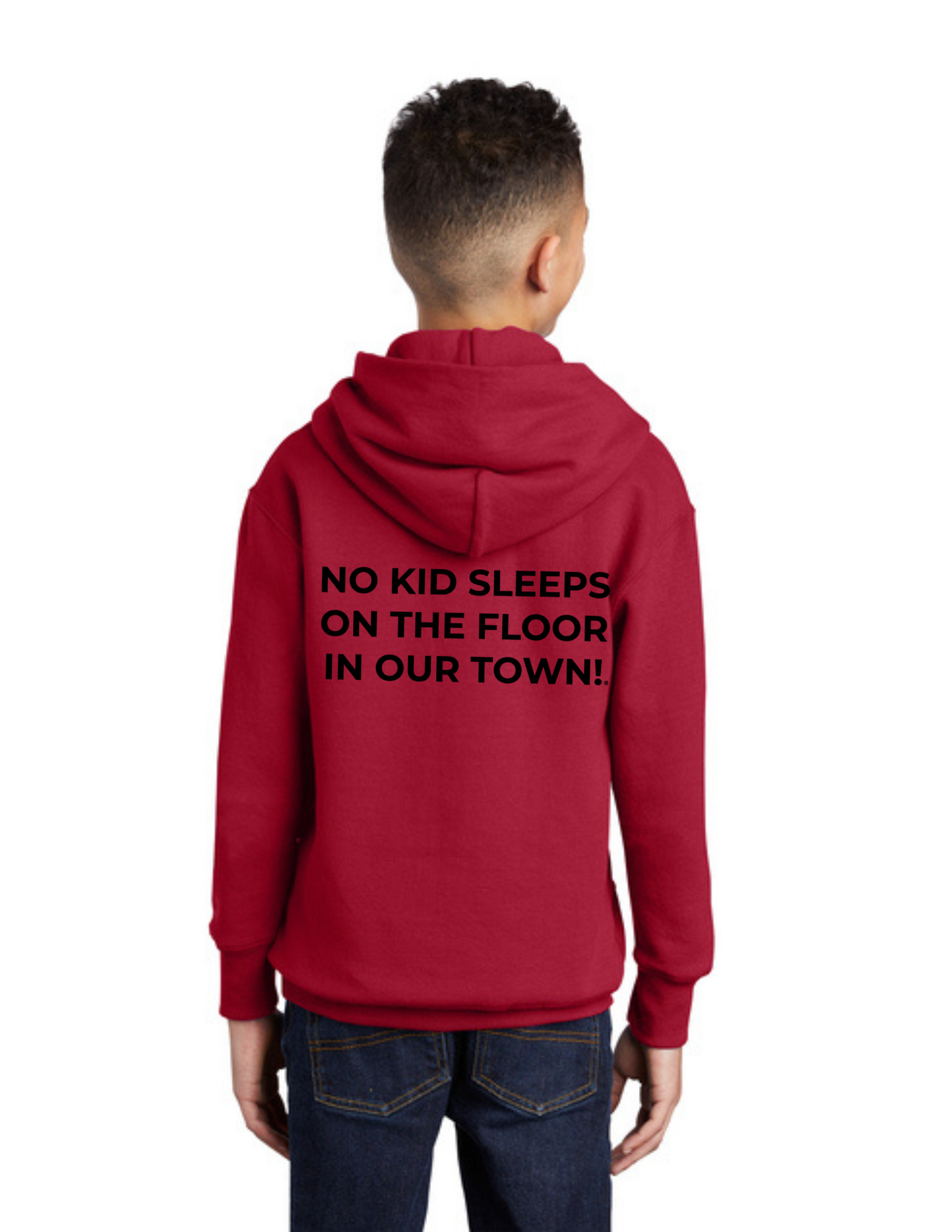 LEGACY - YOUTH Hoodie (RED) - “ESTABLISHED” LOGO