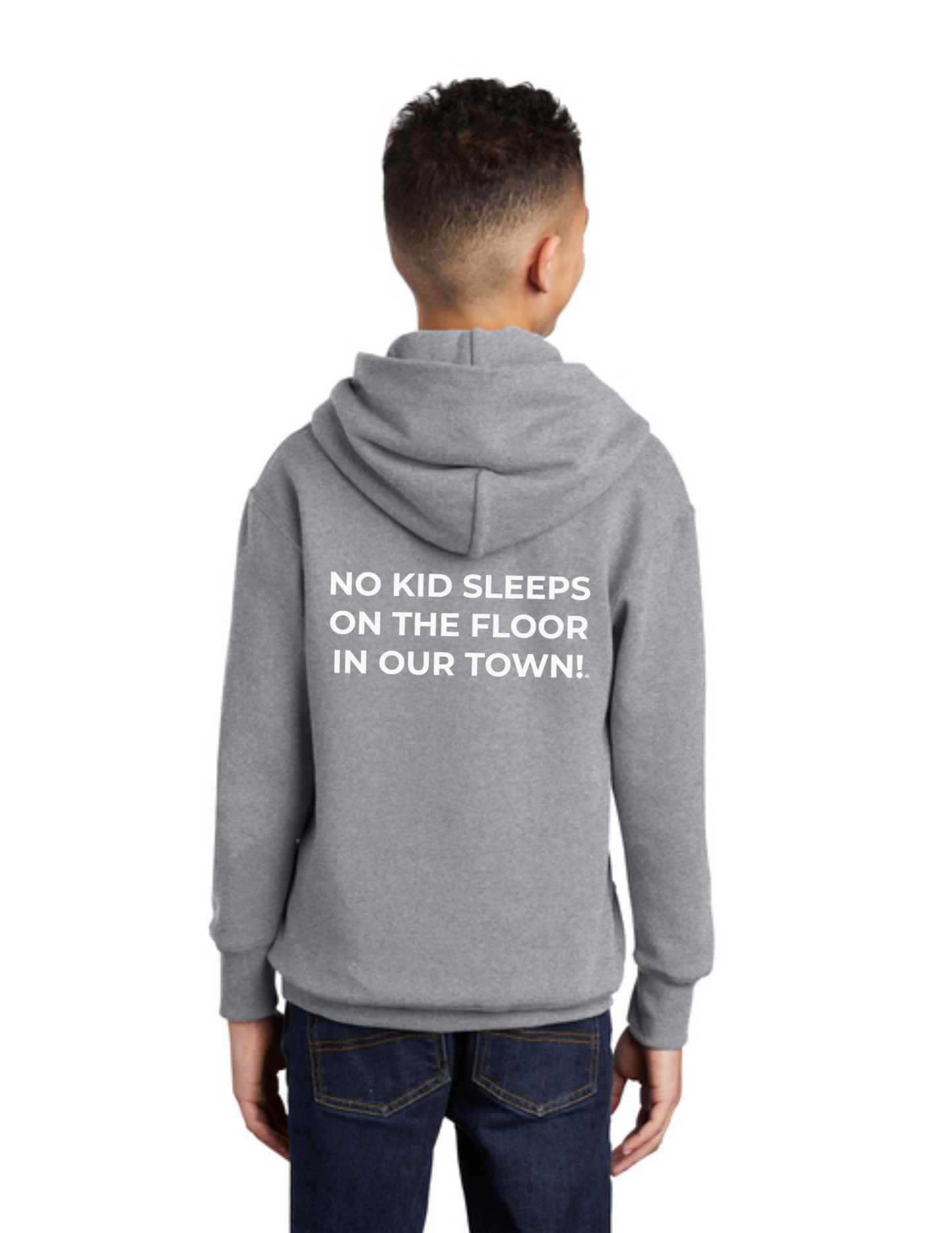 BAA 2025 - YOUTH Hoodie (ATHLETIC HEATHER) - "Headboard Logo"