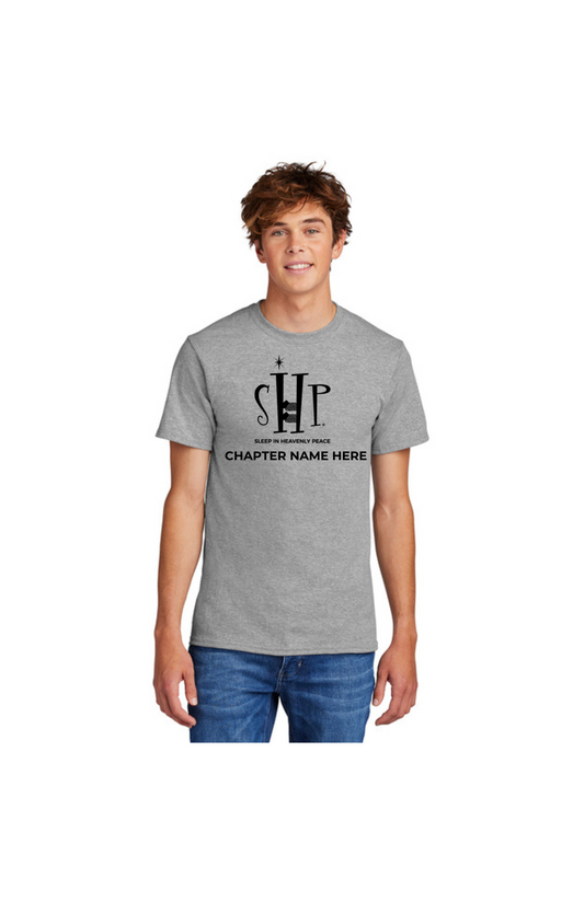 STAFF (TALL) T-Shirt w/ Chapter Name (ATHLETIC HEATHER) - Black or White Logos