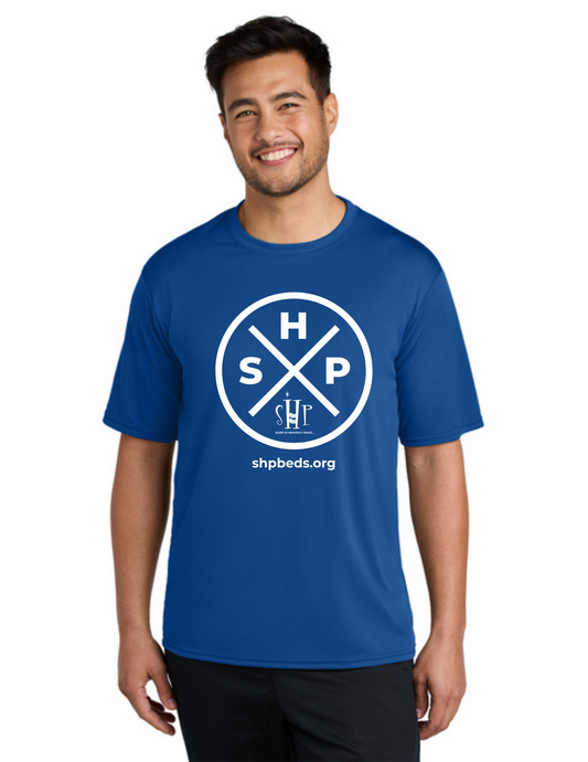 LEGACY - Short Sleeve UV Performance Shirt (TRUE ROYAL) - "SLEEP CIRCLE" LOGO