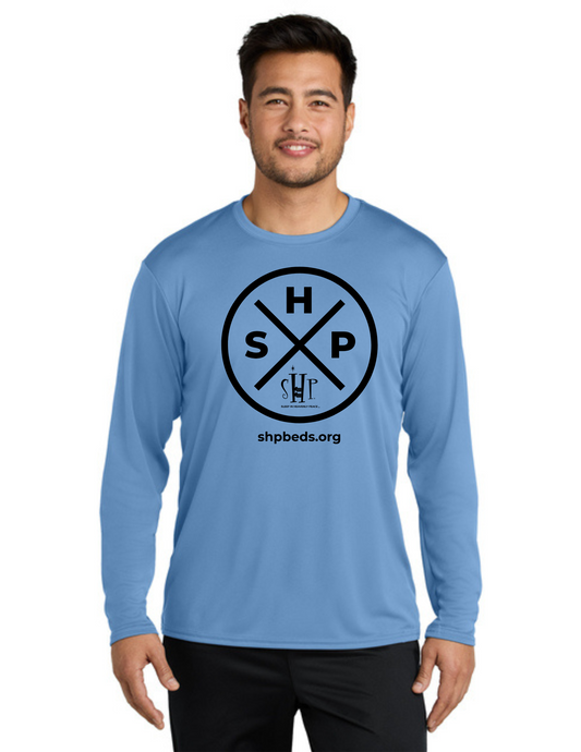LEGACY - Long Sleeve Performance UV Shirt (CAROLINA BLUE)  - "SLEEP CIRCLE" LOGO